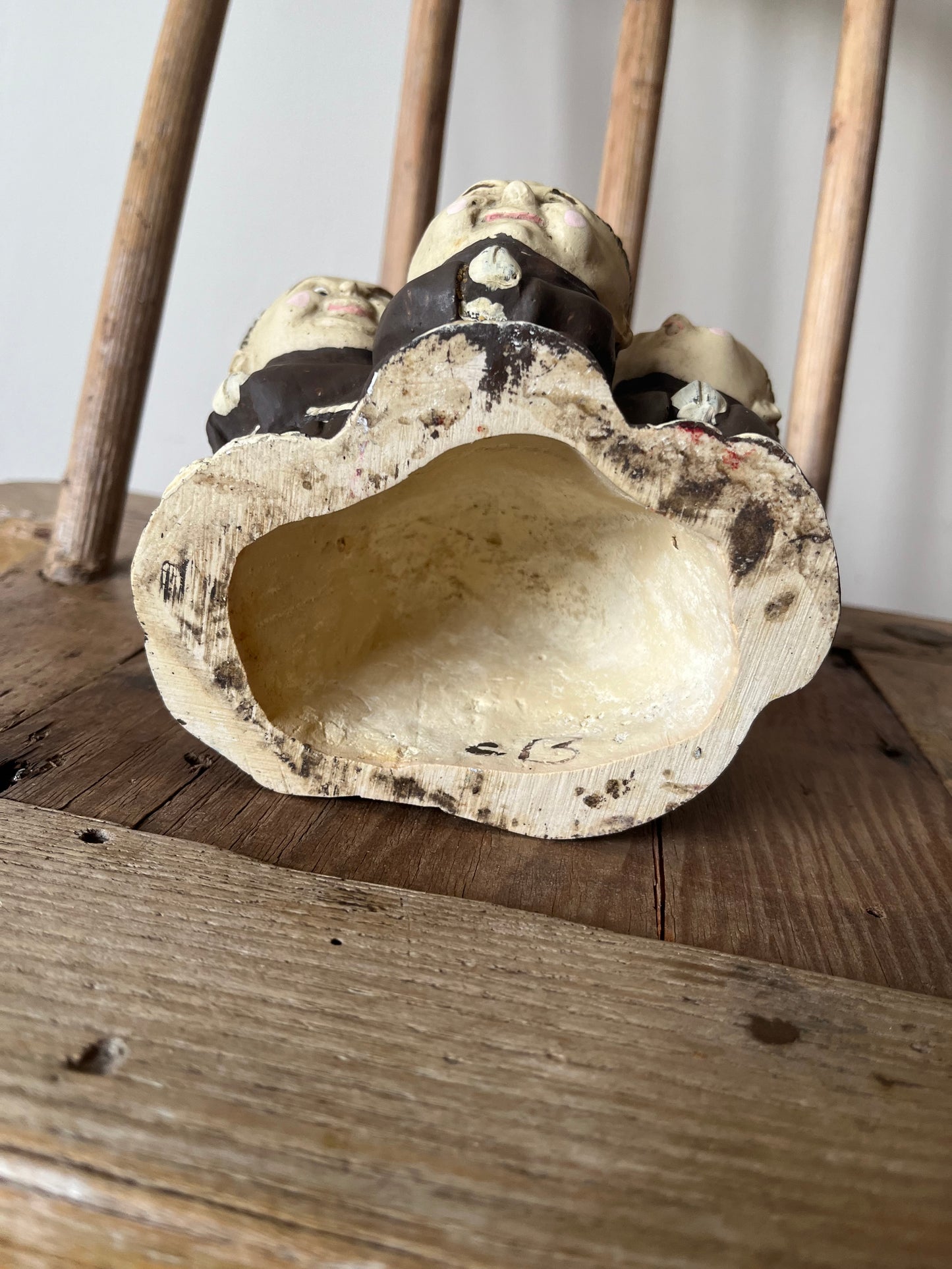 Vintage monk or friar egg holder.