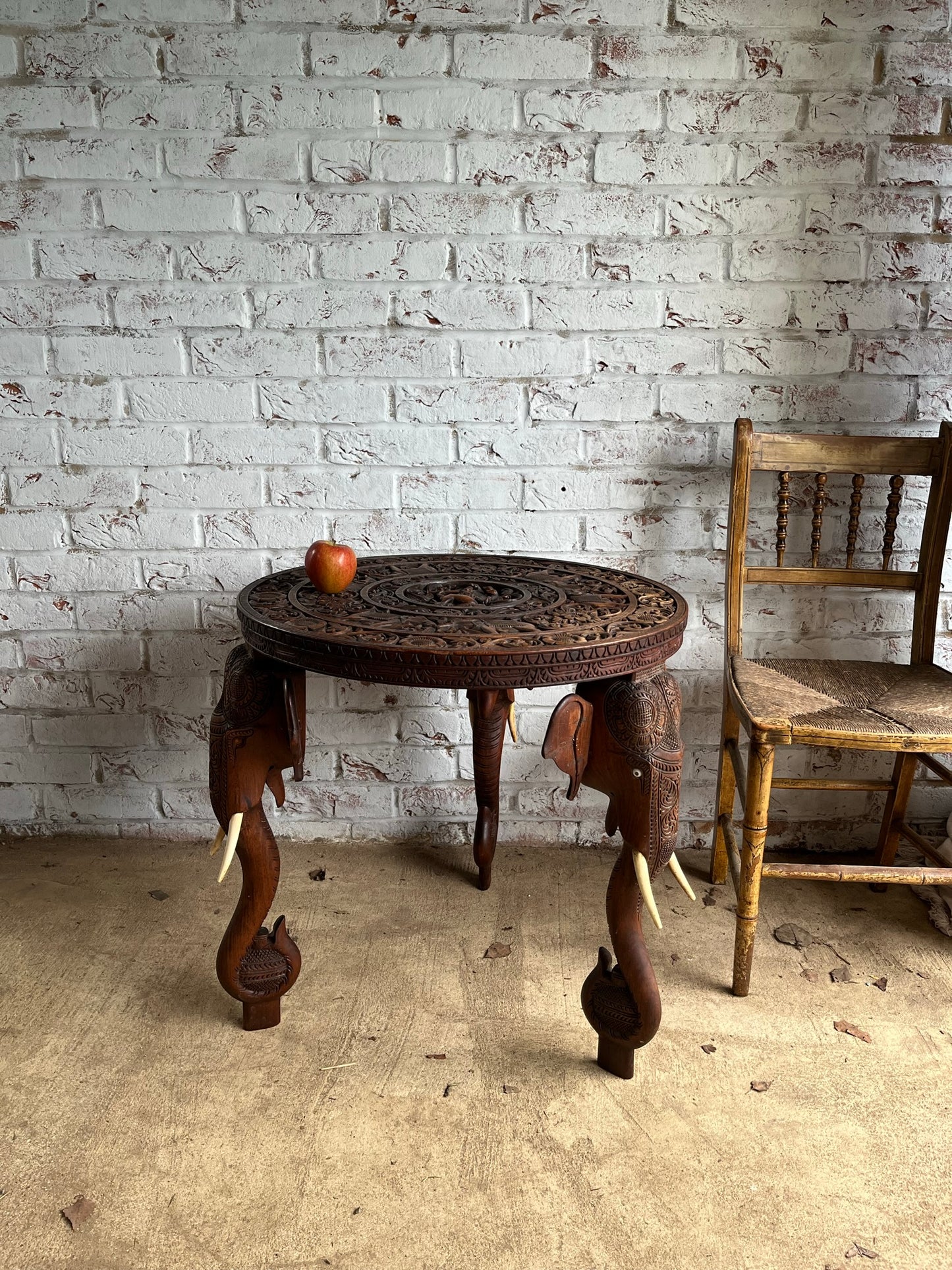 Good Burmese elephant table.