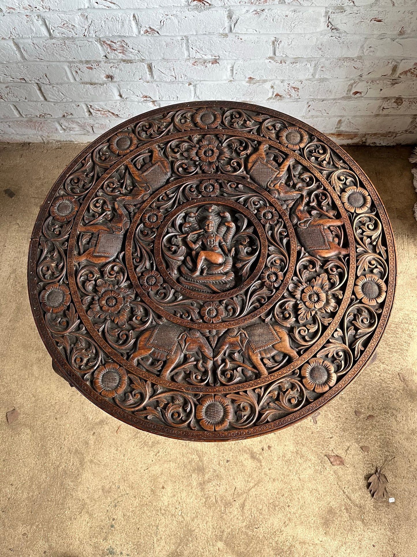 Good Burmese elephant table.