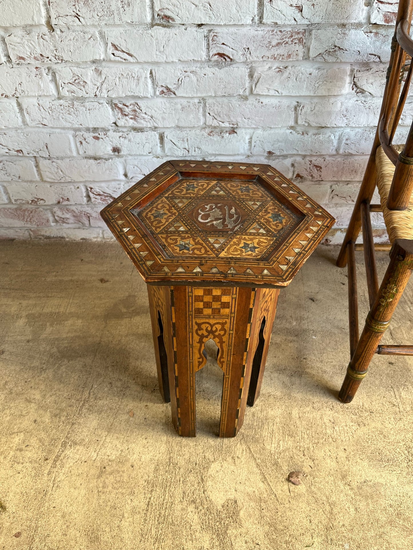 Moorish side table.