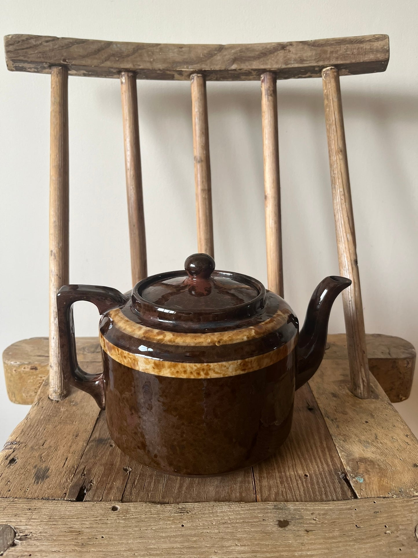 Large antique/vintage Irish teapot from Esker Monastery, Athenry.