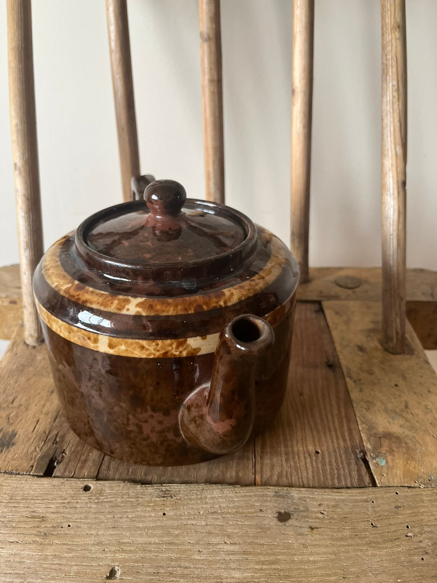 Large antique/vintage Irish teapot from Esker Monastery, Athenry.