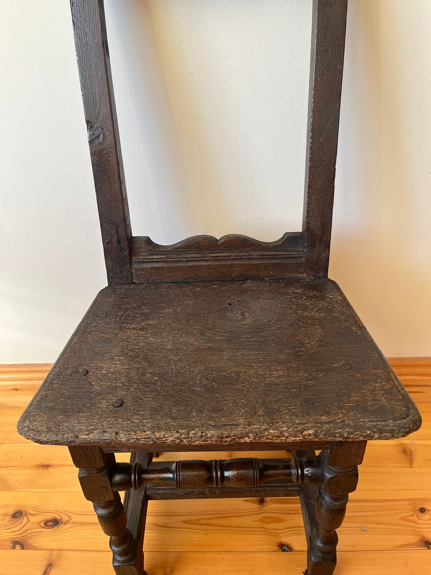 17th century French nun's chair.