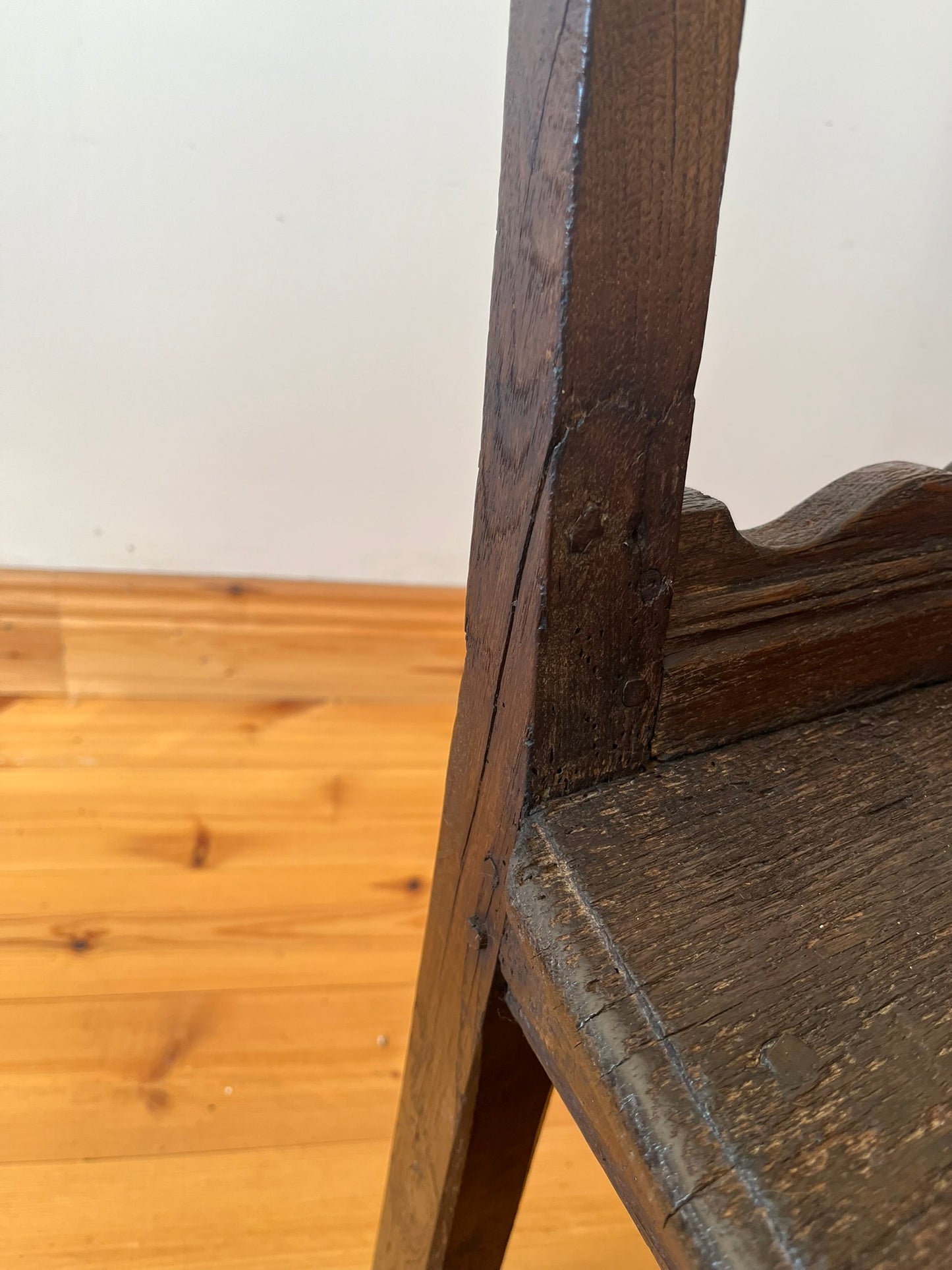 17th century French nun's chair.