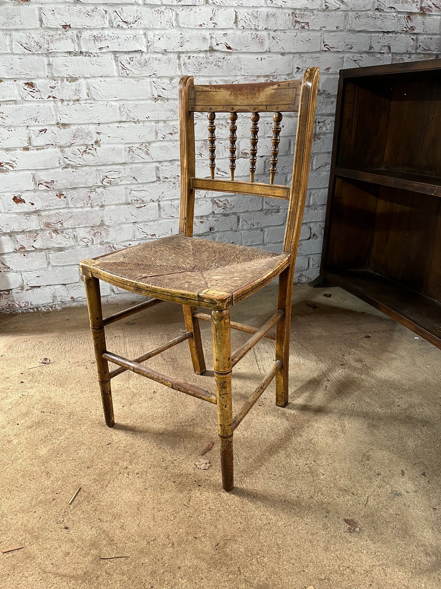 Early 19th century painted side chair.