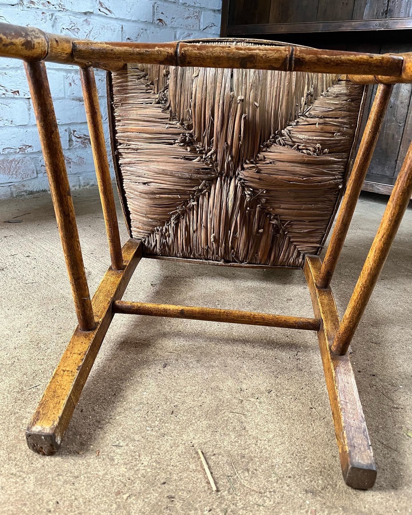 Early 19th century painted side chair.