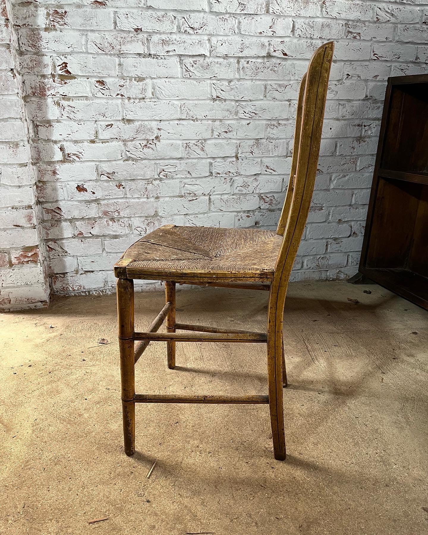 Early 19th century painted side chair.