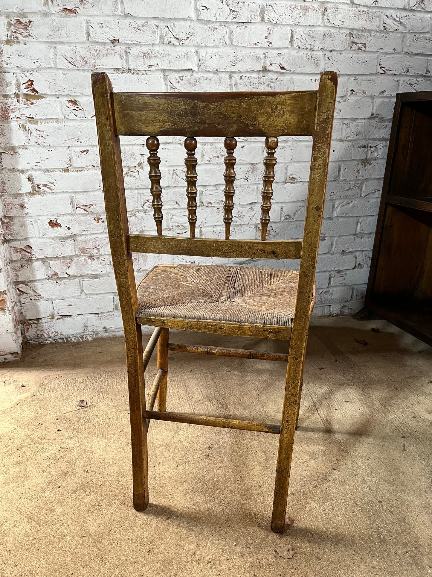 Early 19th century painted side chair.