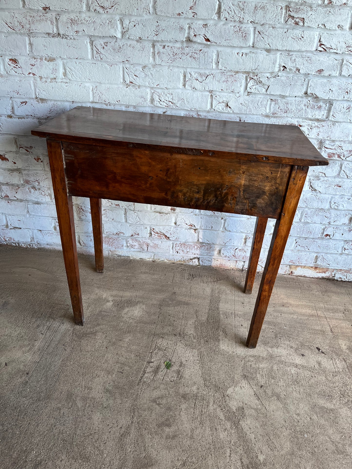 Early 19th century fruitwood side table.