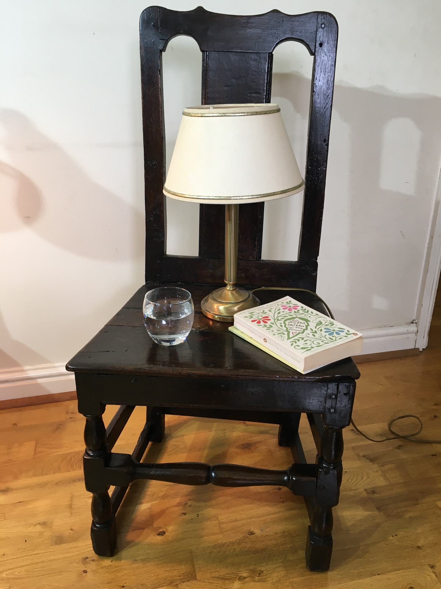Two 17th/18th century country made chairs.