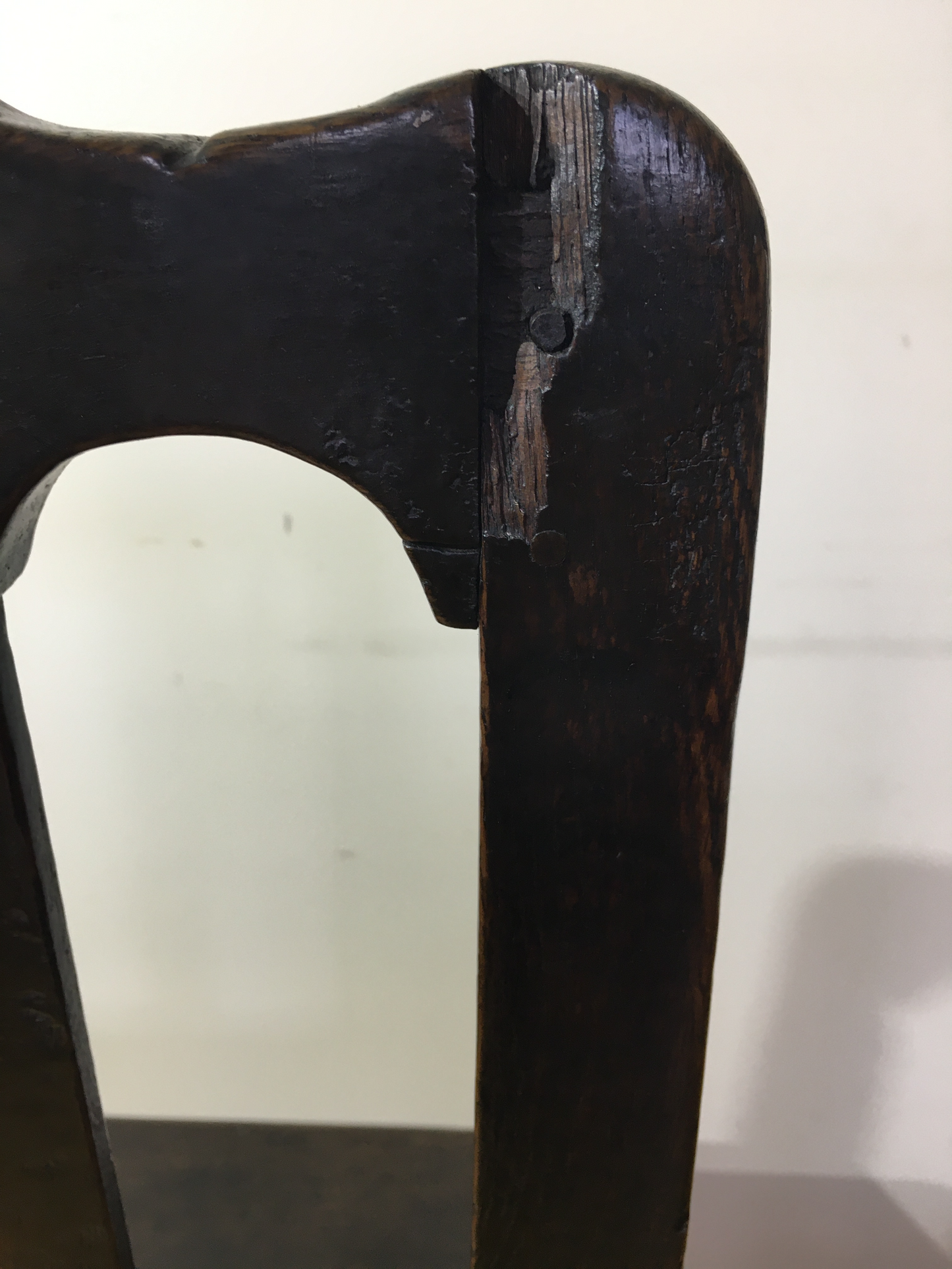 Two 17th/18th century country made chairs.