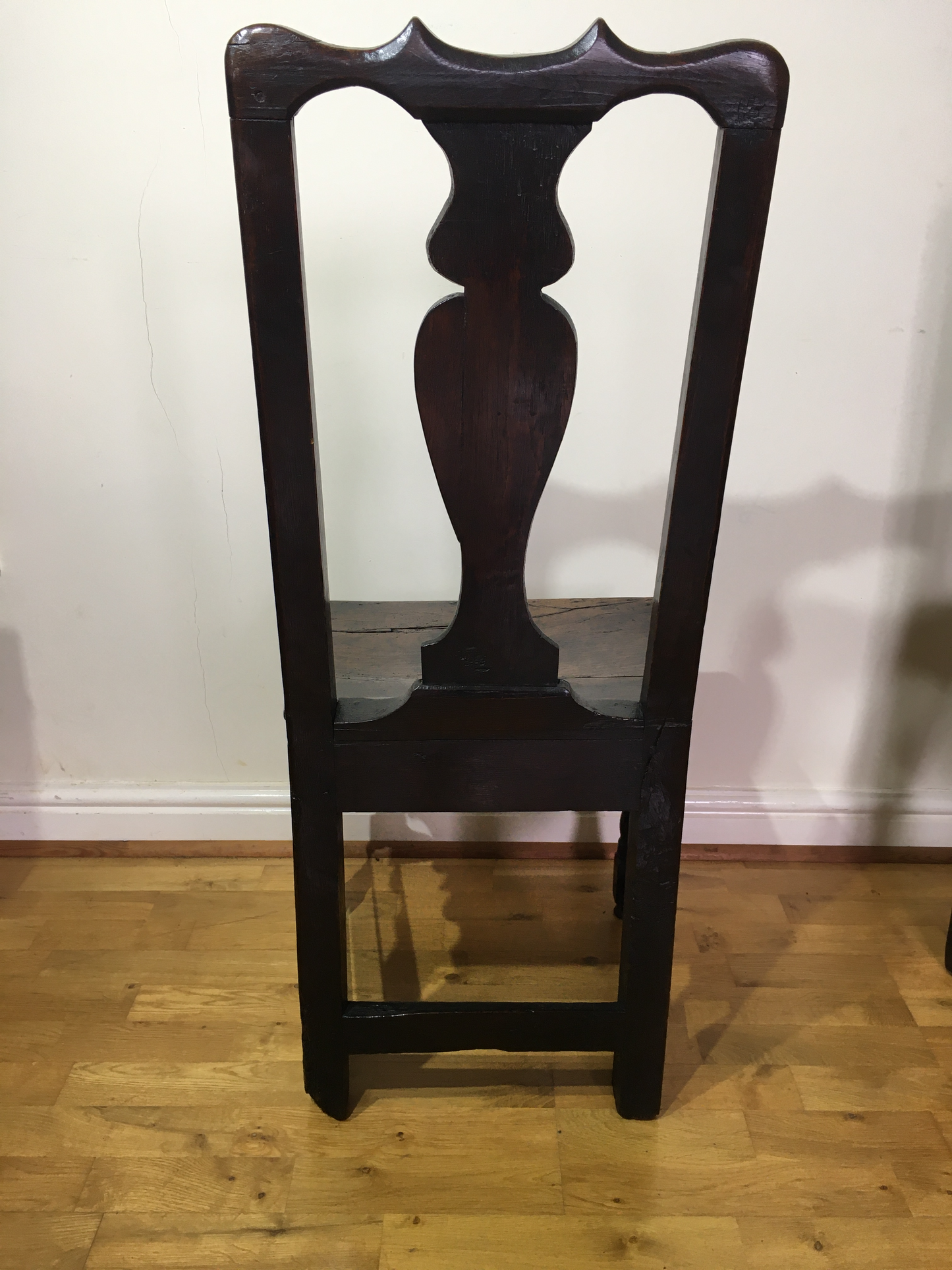 Two 17th/18th century country made chairs.