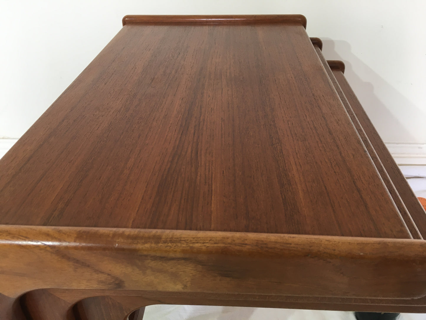 Danish mid-century modern nesting tables by Salin, 5800 Nyborg