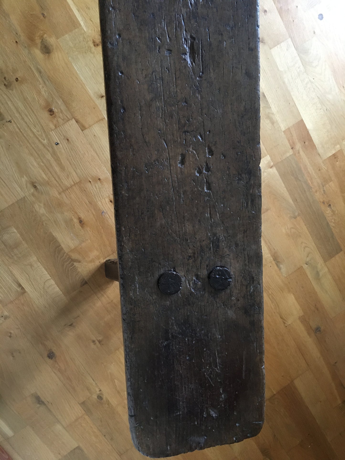 19th century oak bench