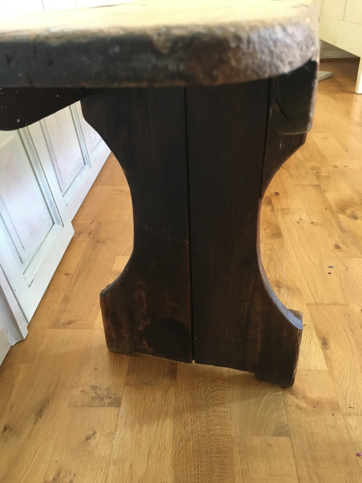 Victorian pine bench