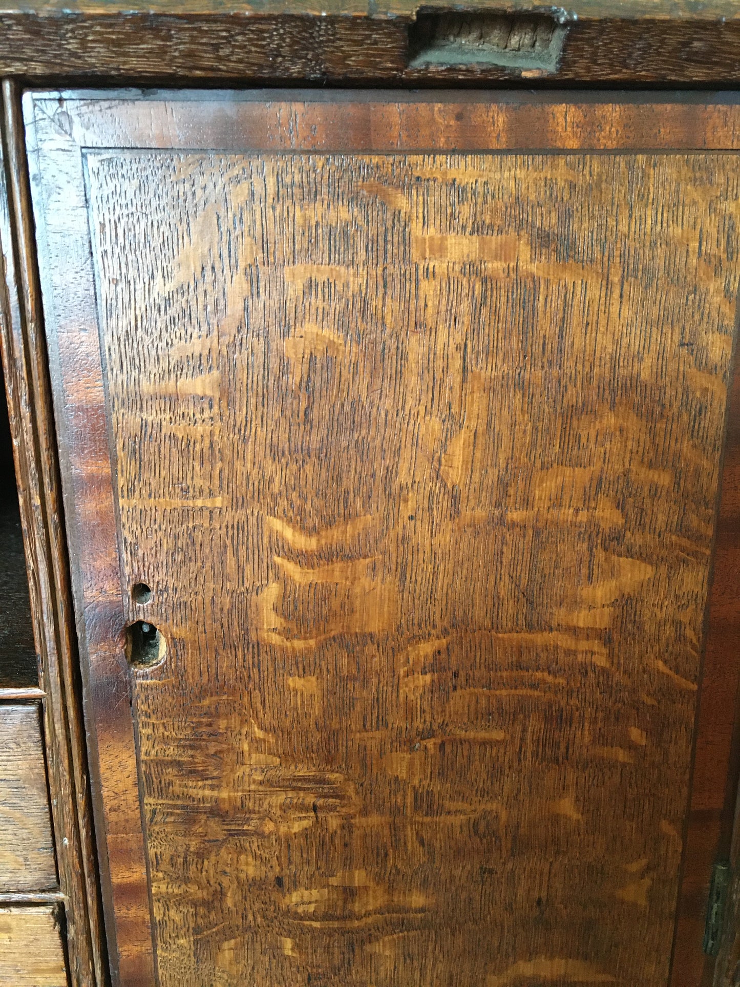 18th century oak bureau
