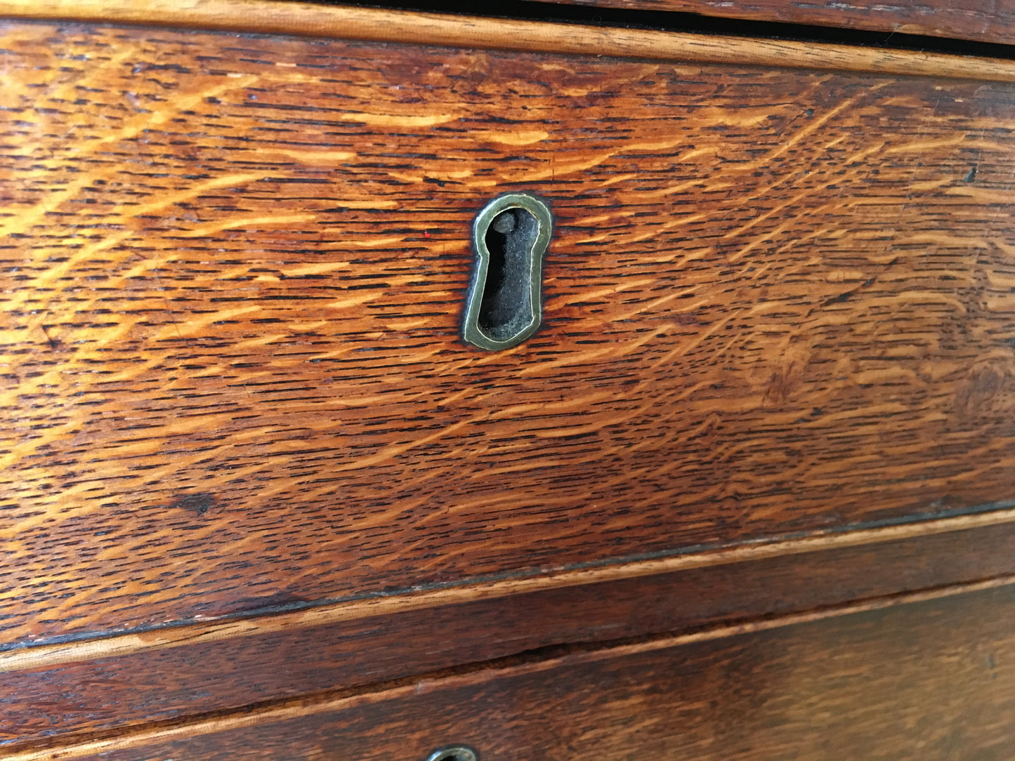 18th century oak bureau