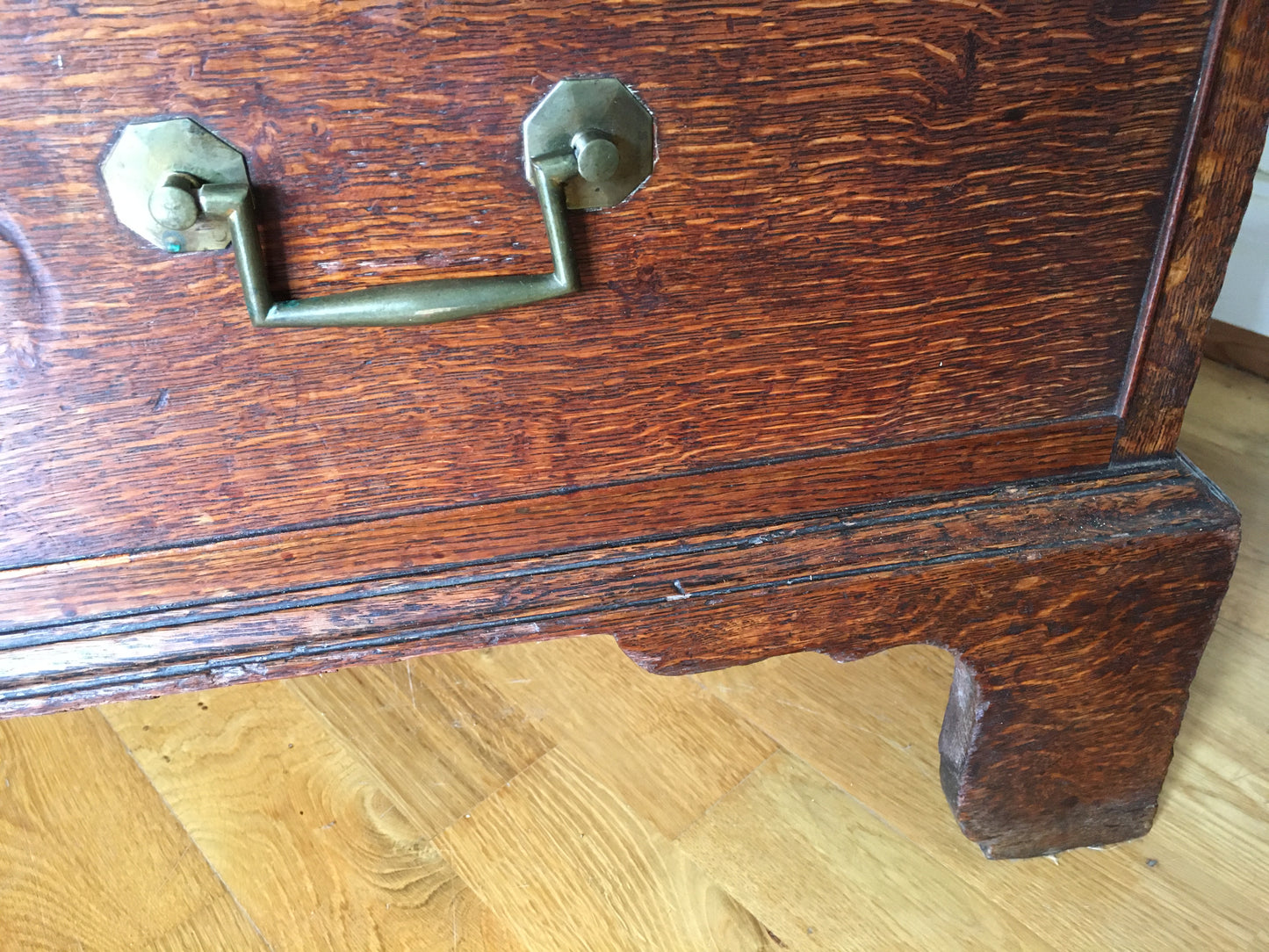 18th century oak bureau