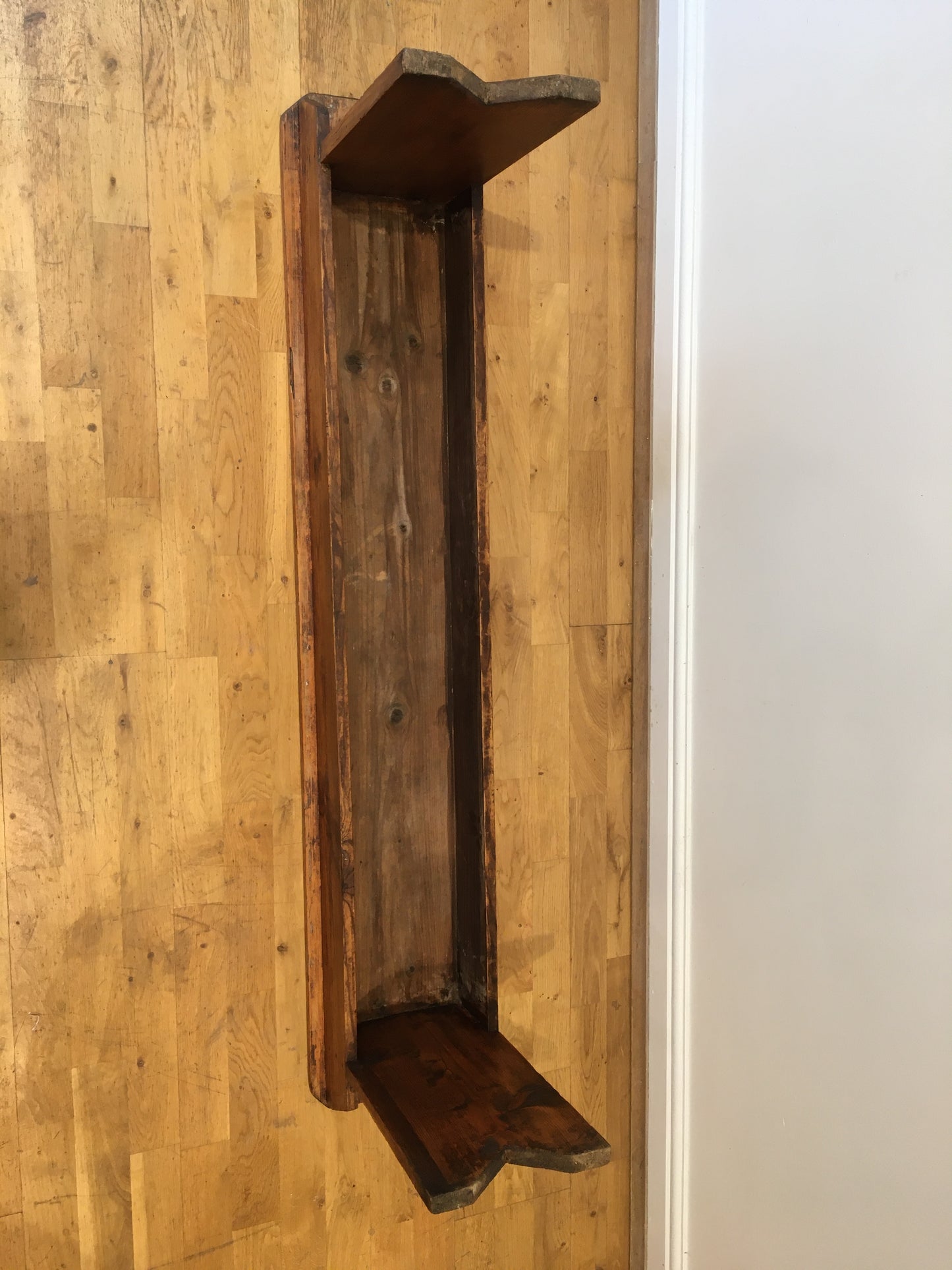 Late 19th century rustic pine bench