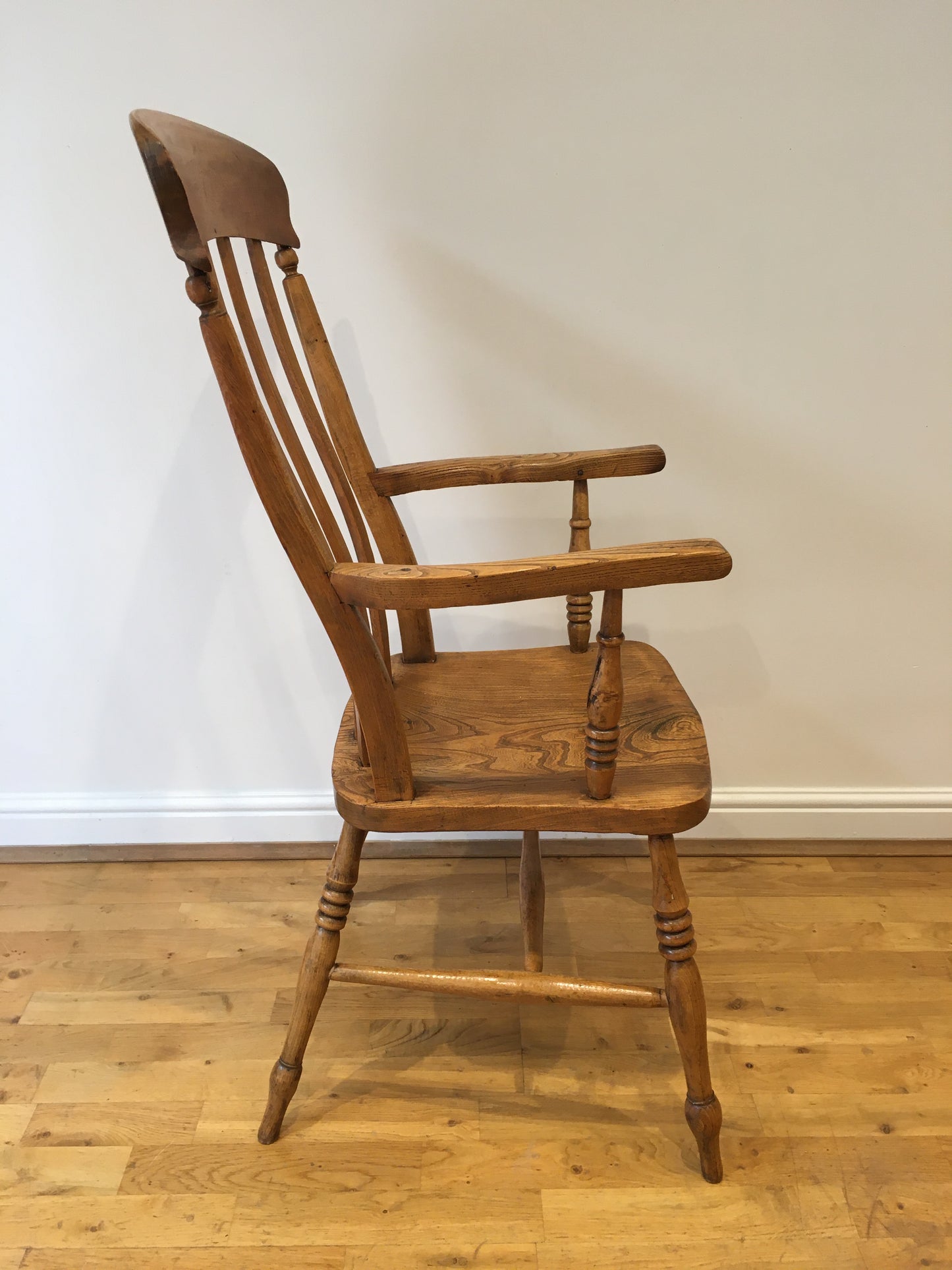 Victorian Windsor lath-back armchair