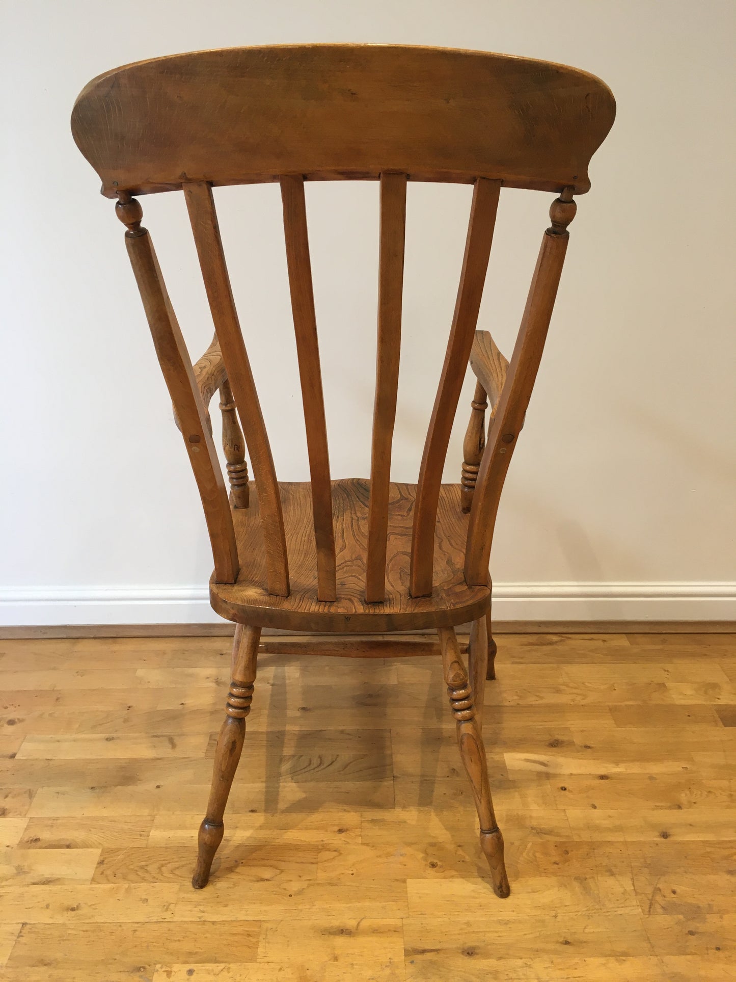Victorian Windsor lath-back armchair