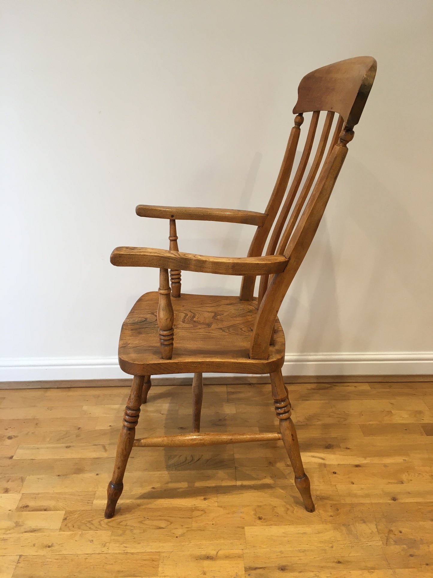 Victorian Windsor lath-back armchair