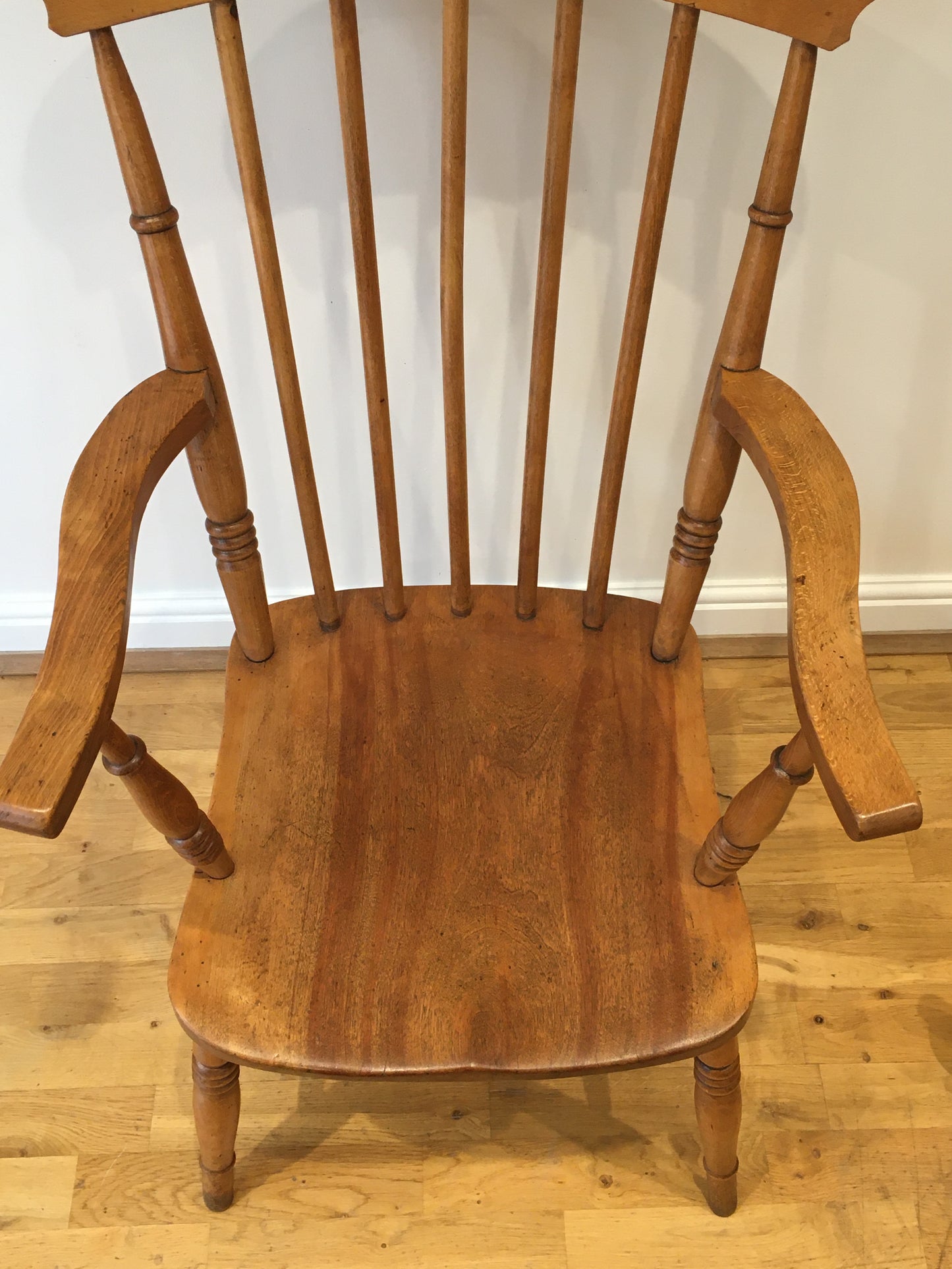 19th century farmhouse spindle-back Windsor chair