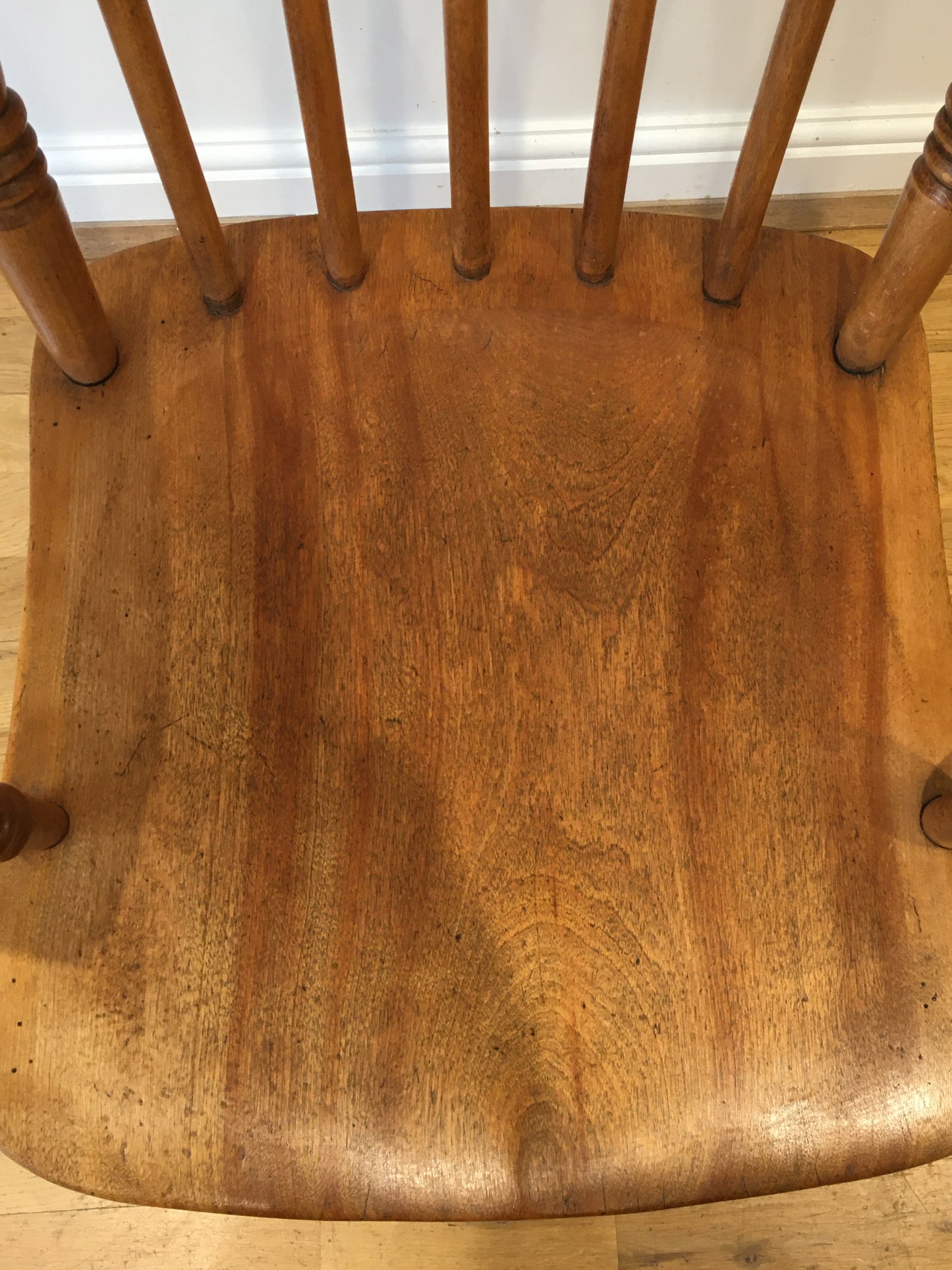 19th century farmhouse spindle-back Windsor chair