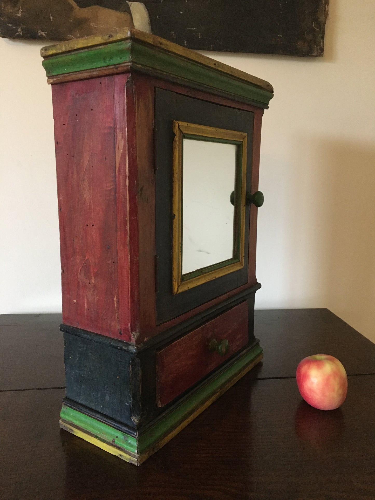Late 19th century/early 20th century painted cabinet.