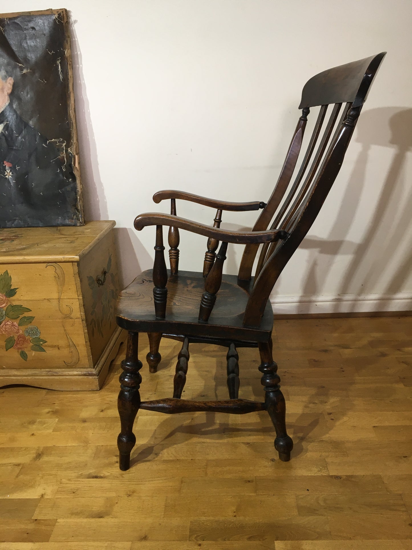 Lath back Windsor chair