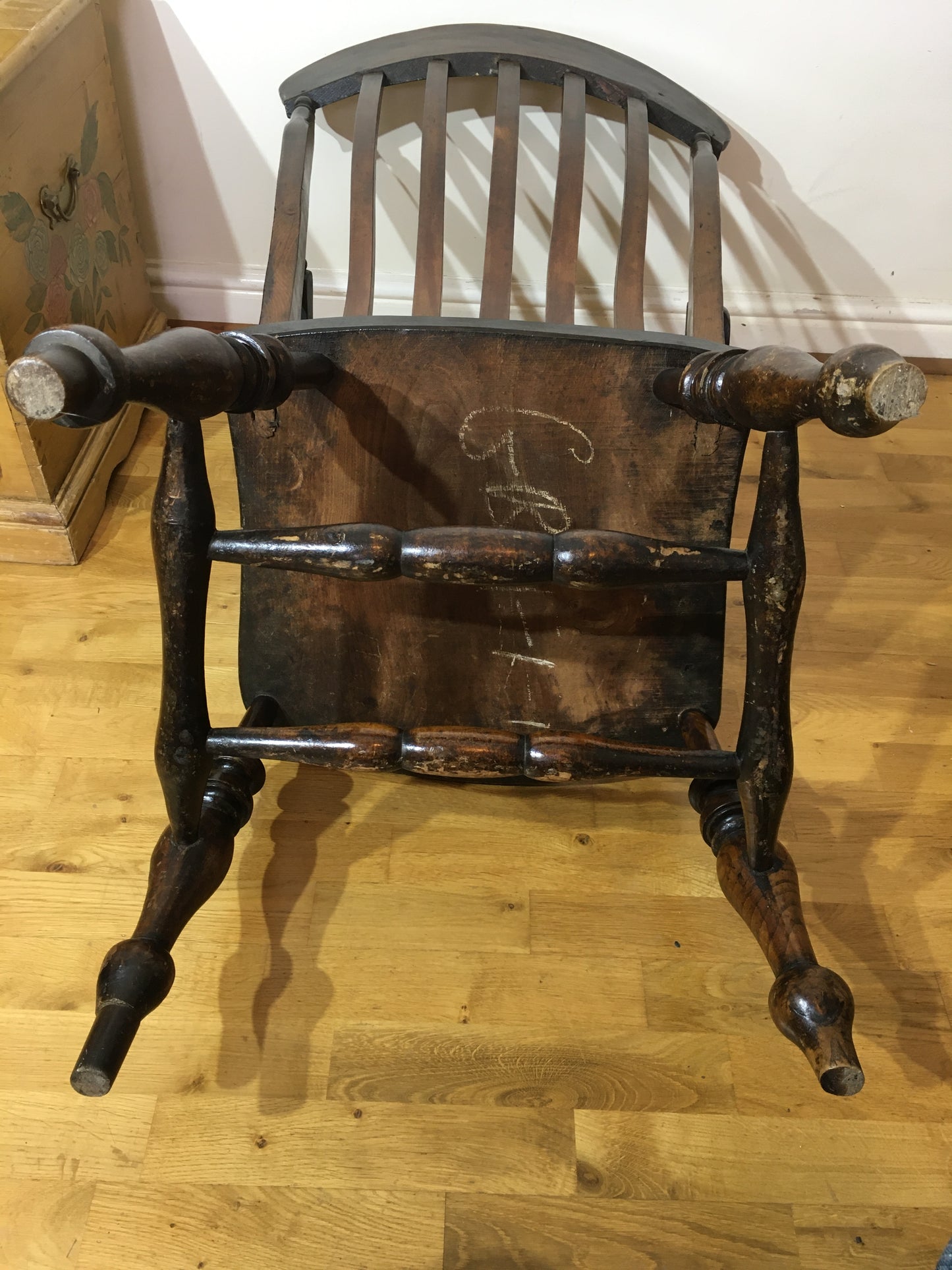 Lath back Windsor chair