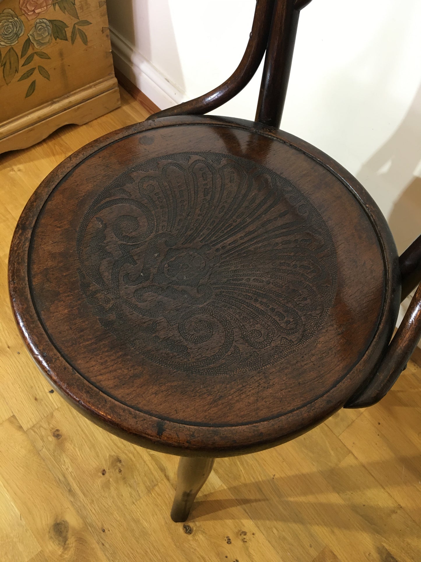 Early bentwood chair by Mundus