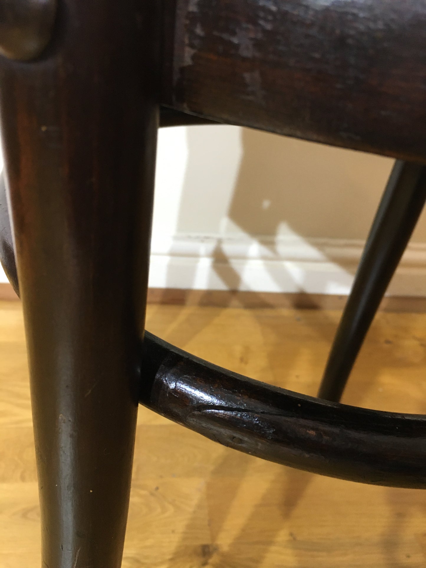 Early bentwood chair by Mundus