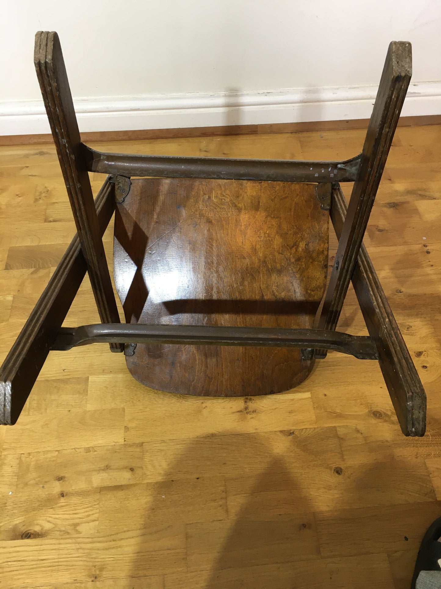 US American Seating Company folding chair