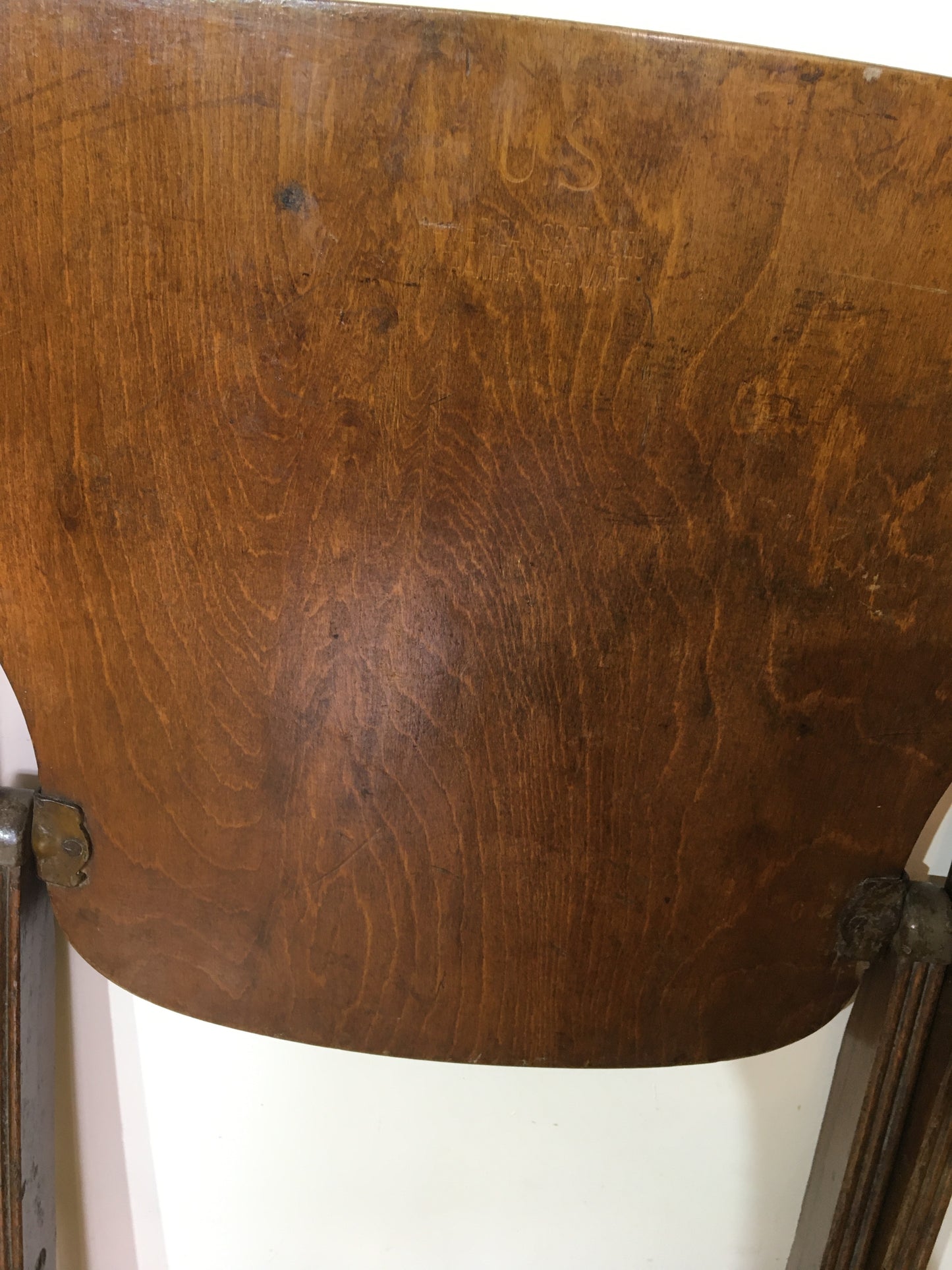 US American Seating Company folding chair