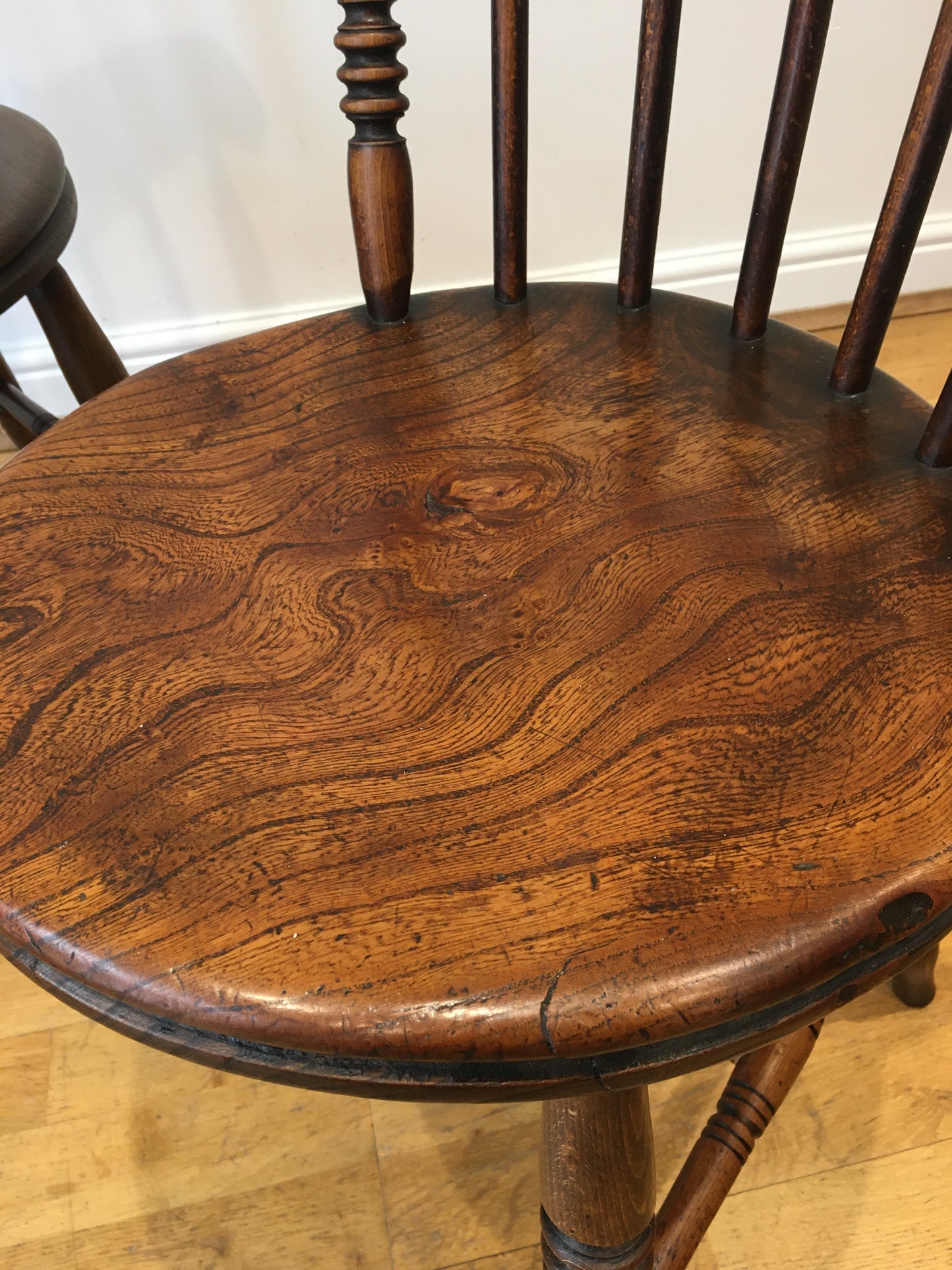 Pair of early 20th-century penny chairs.