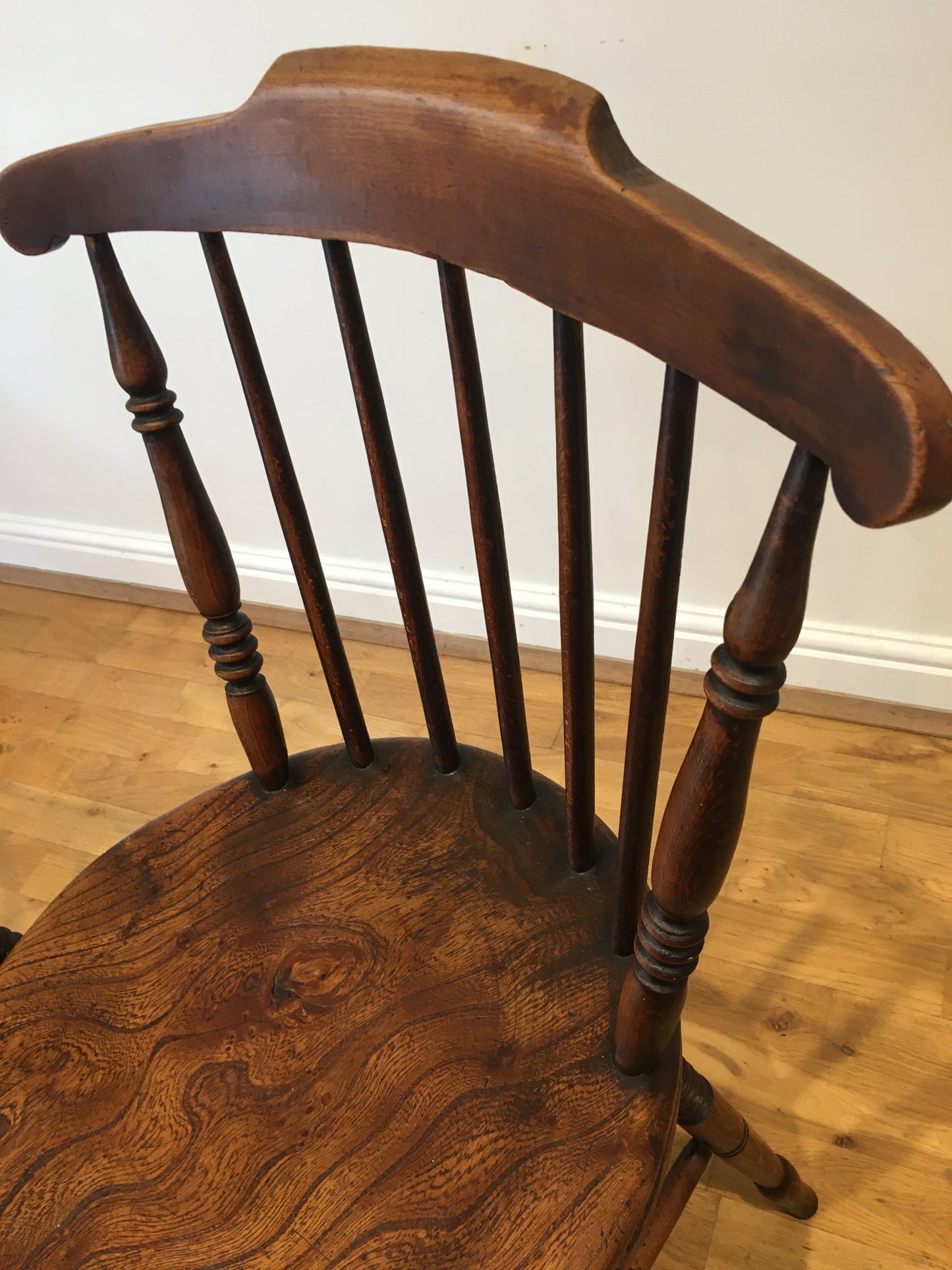 Pair of early 20th-century penny chairs.