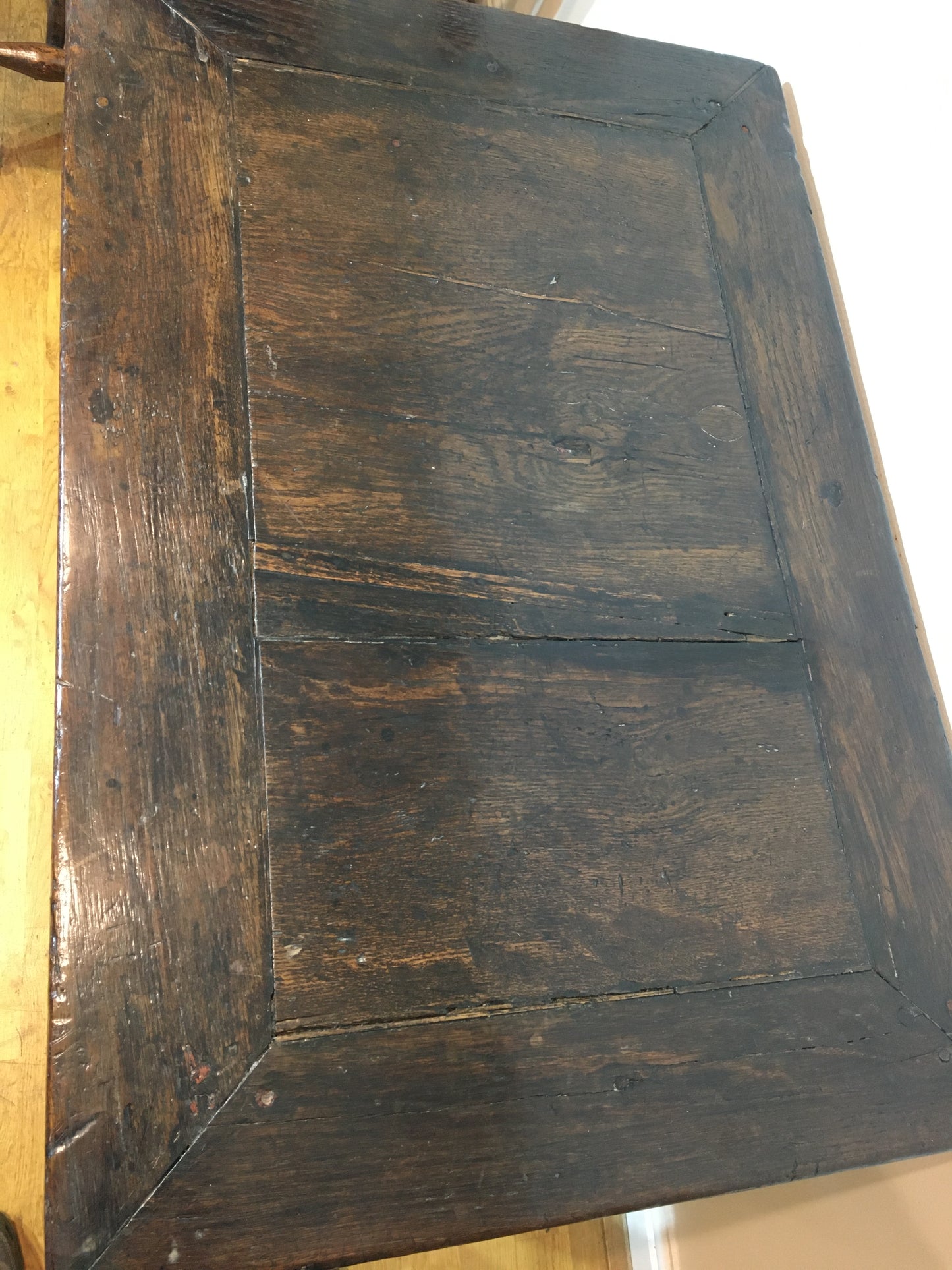 Late 17th / early 18th century oak side table.