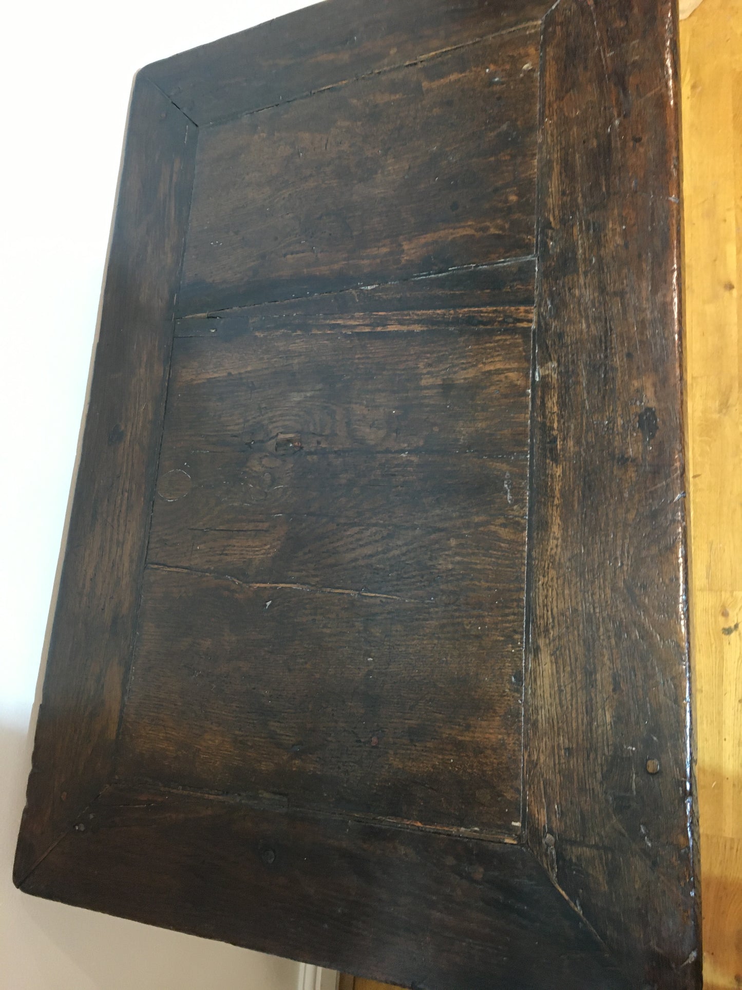 Late 17th / early 18th century oak side table.