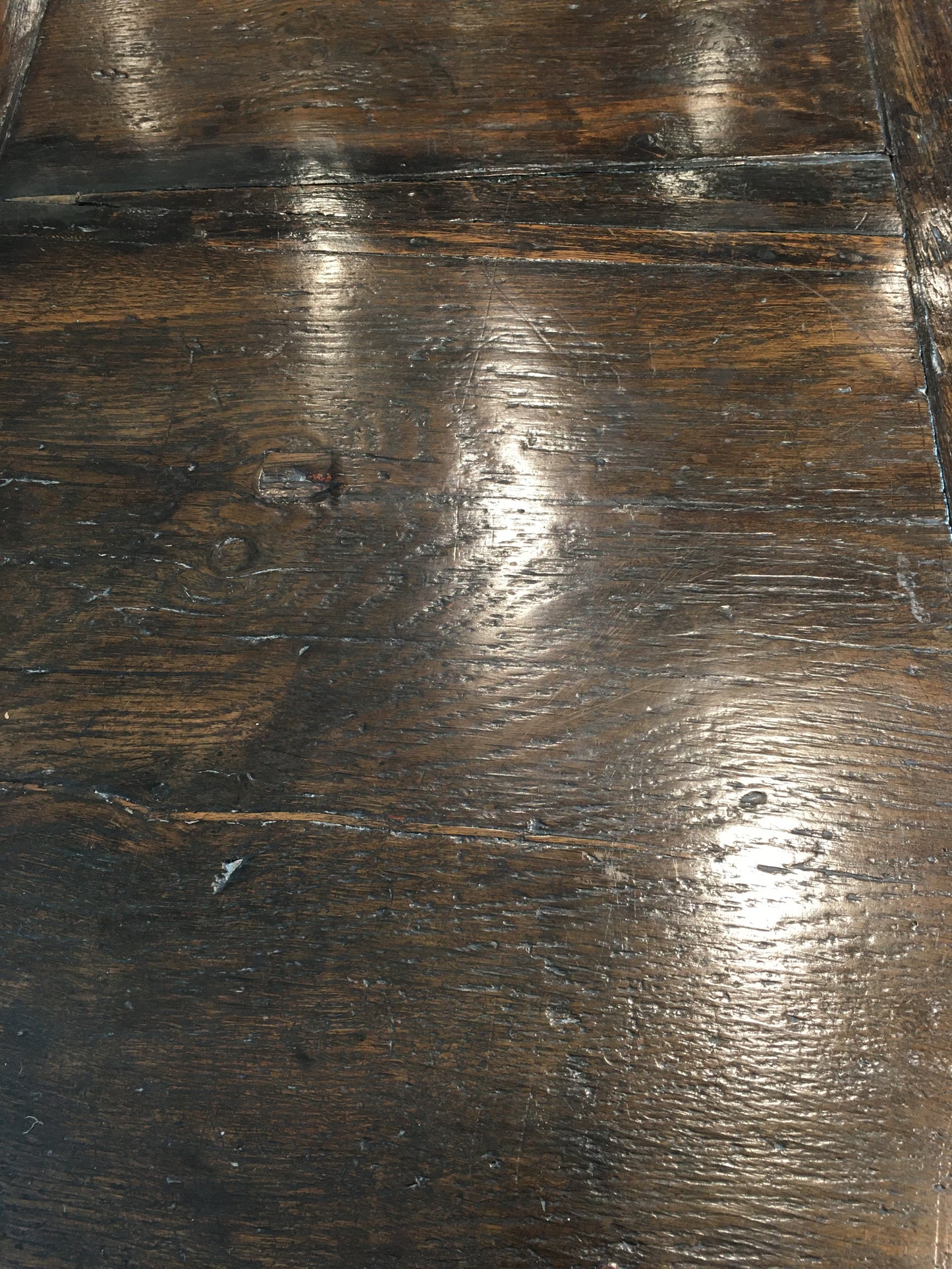 Late 17th / early 18th century oak side table.