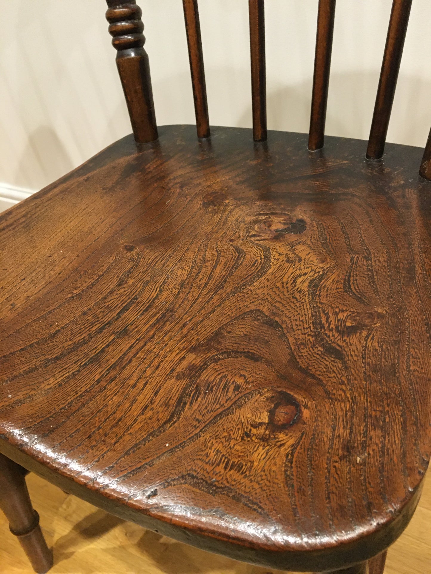 Pair of late 19th century Windsor chairs.