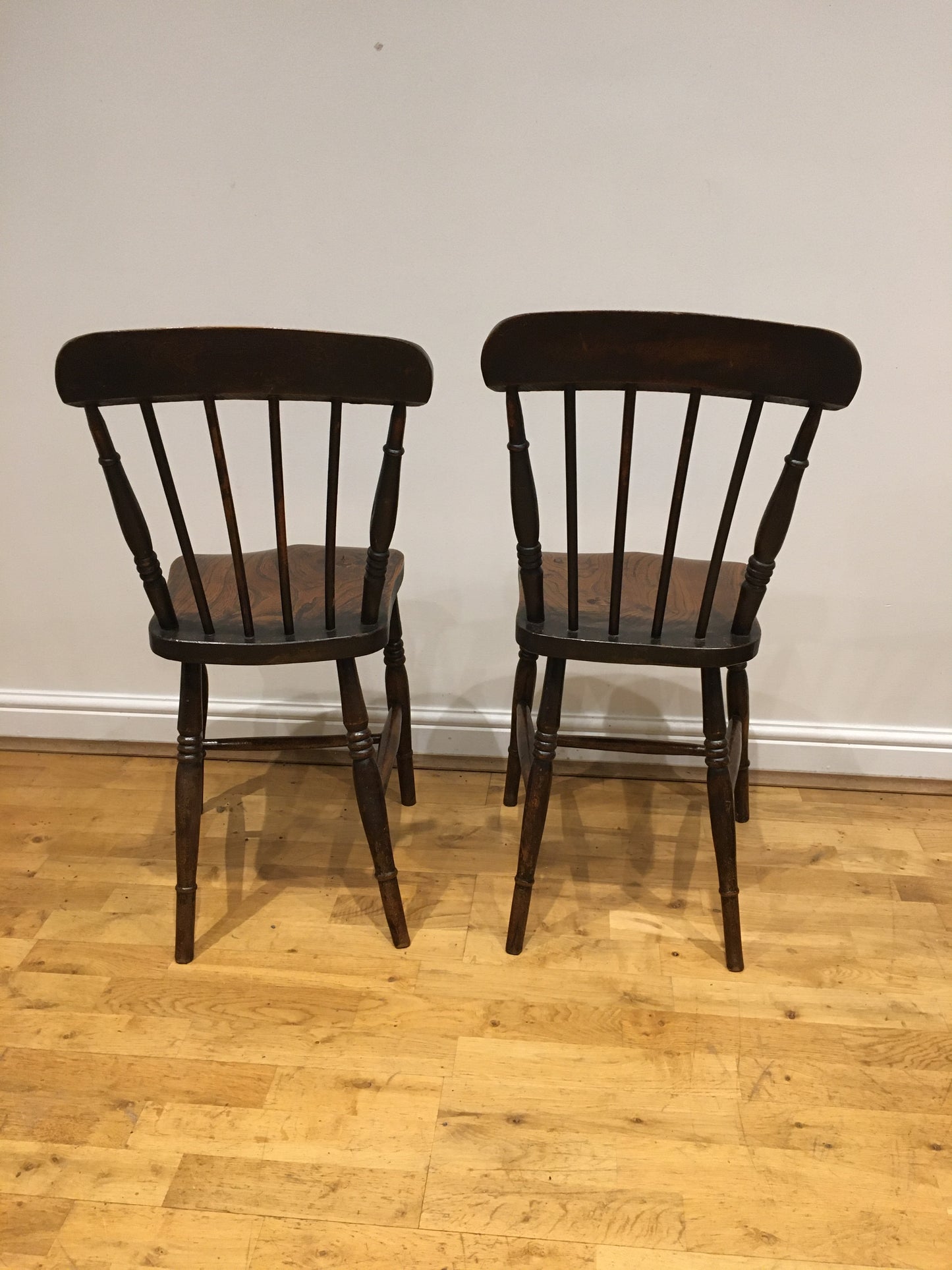 Pair of late 19th century Windsor chairs.