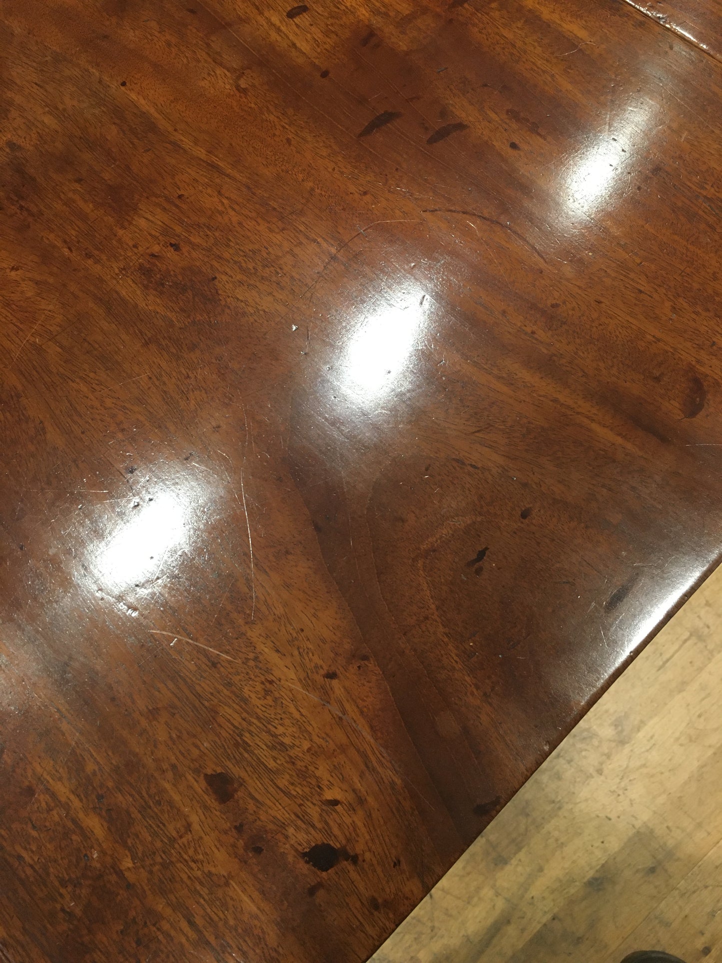 A fine, large George III mahogany drop-leaf dining table, with excellent provenance.