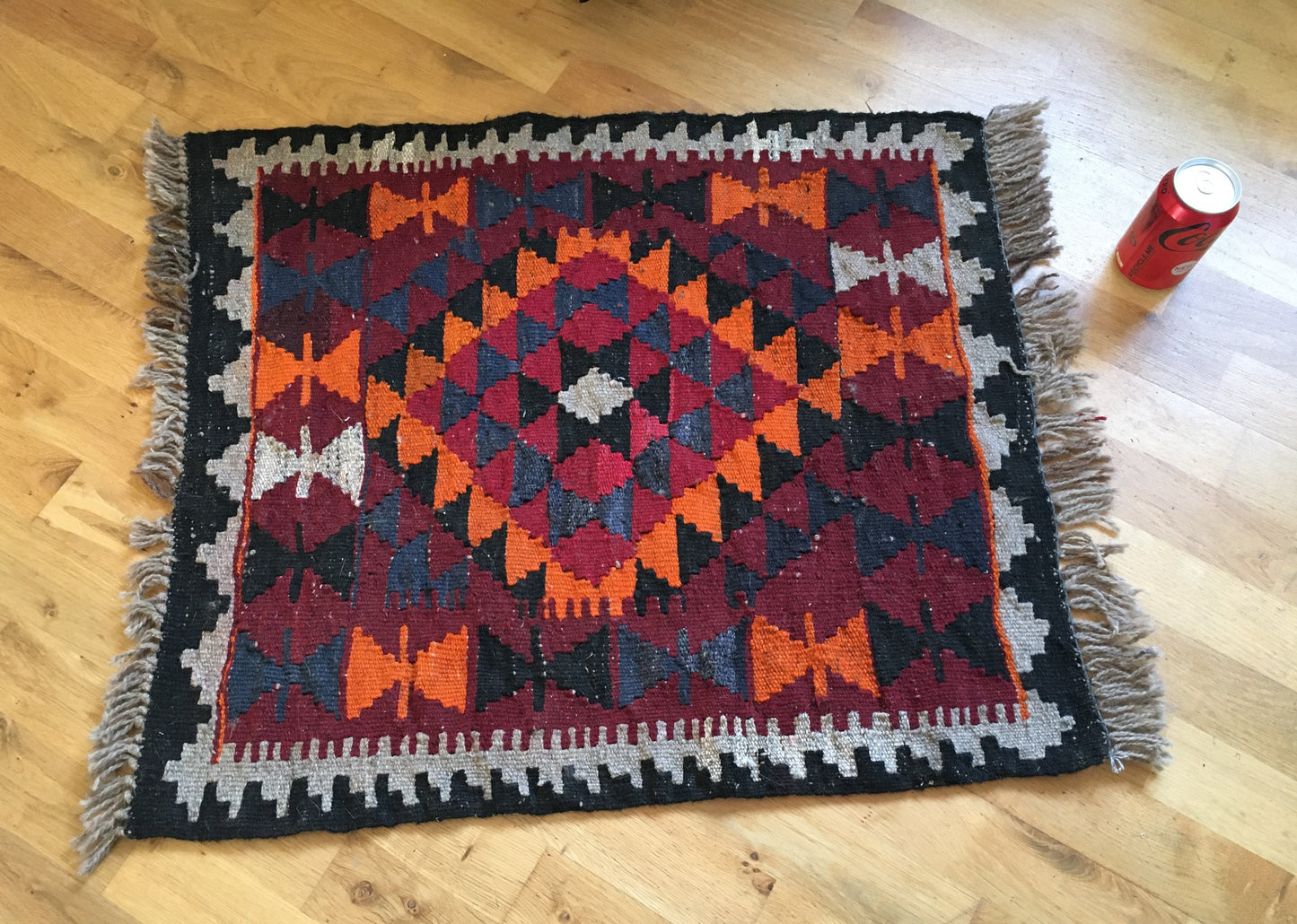 Old hand-woven rug