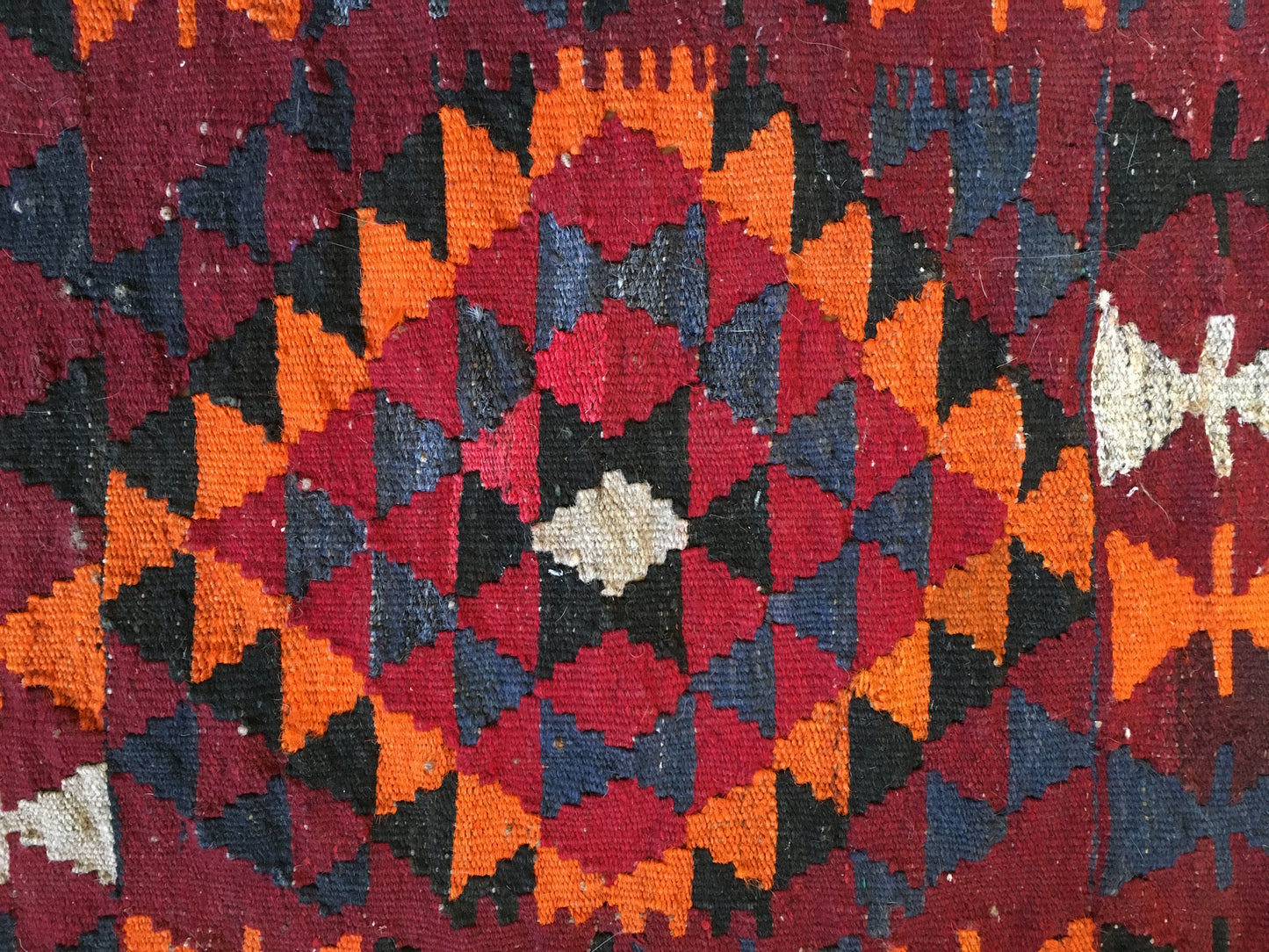 Old hand-woven rug