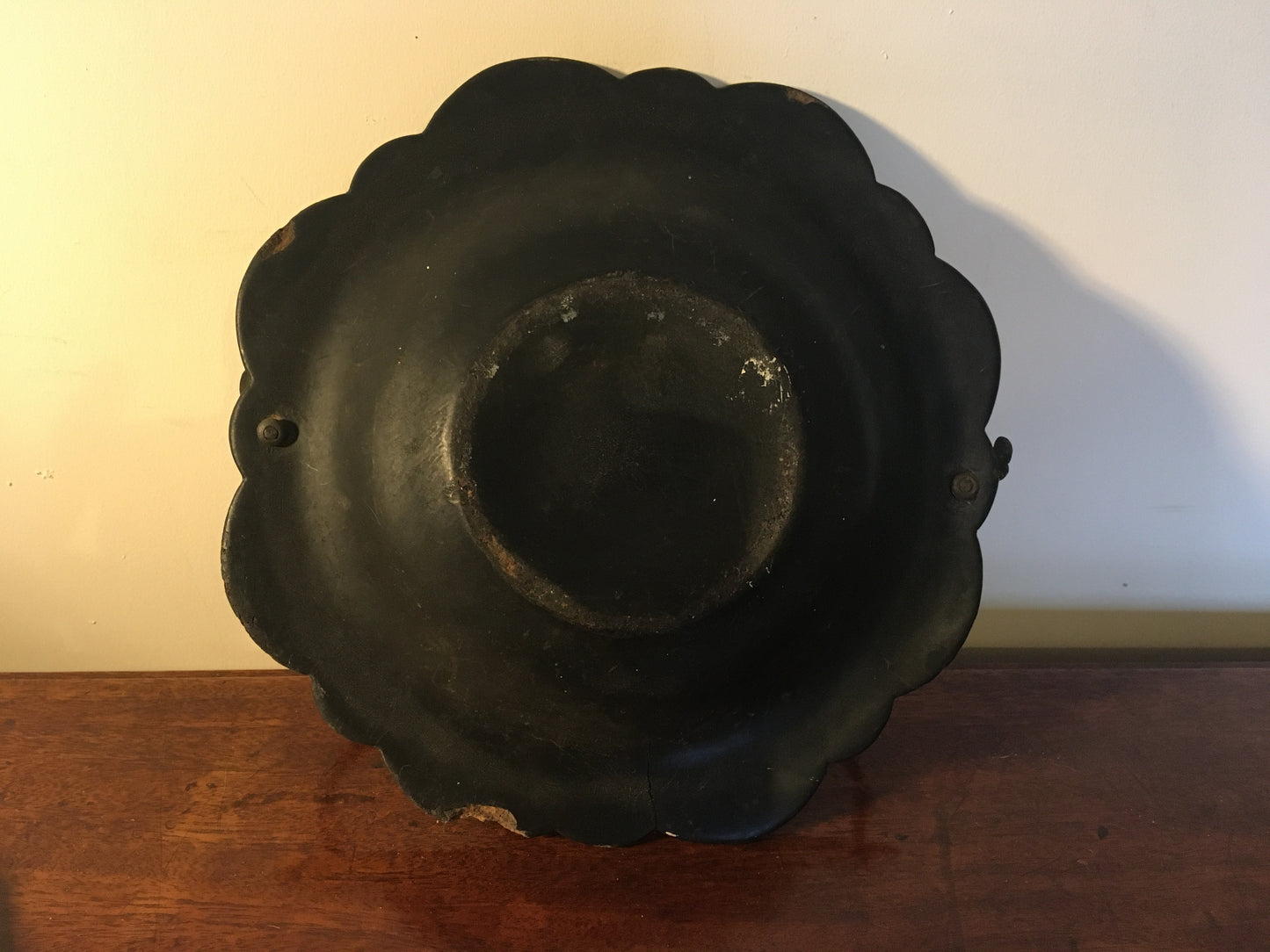 3 Victorian papier mache trays.