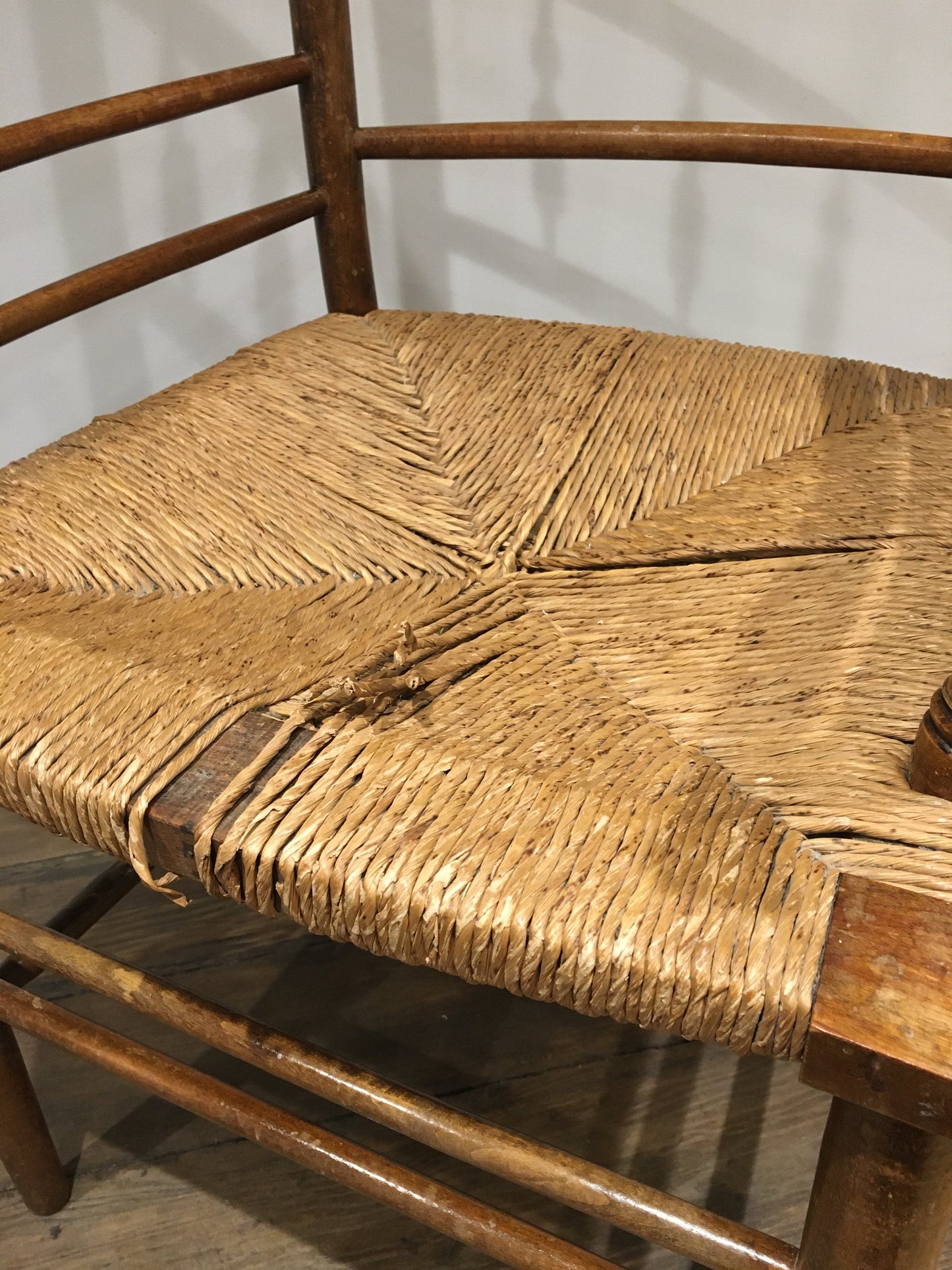 Fine 19th century Sussex armchair.