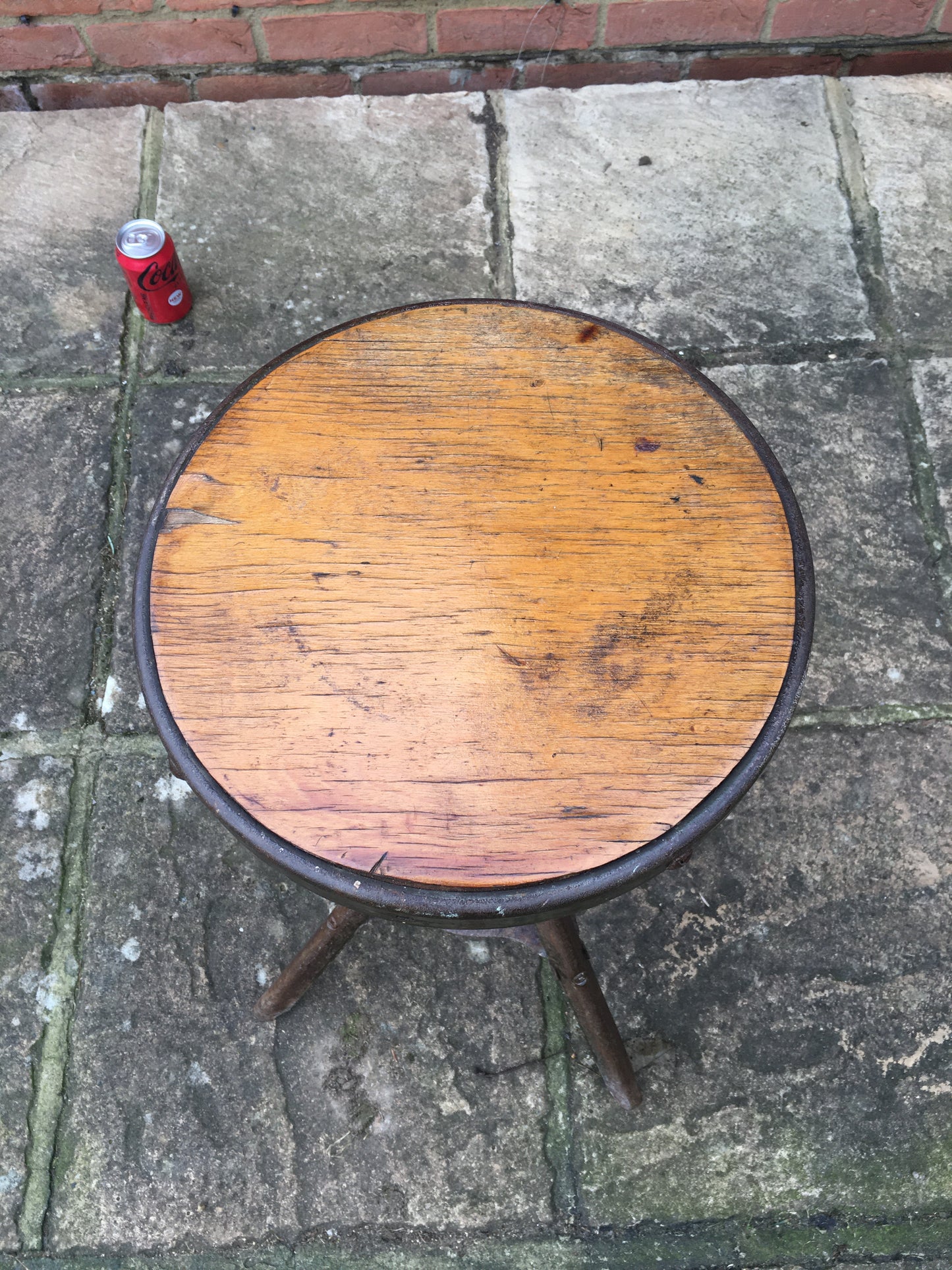 Vintage Evertaut steel stool.