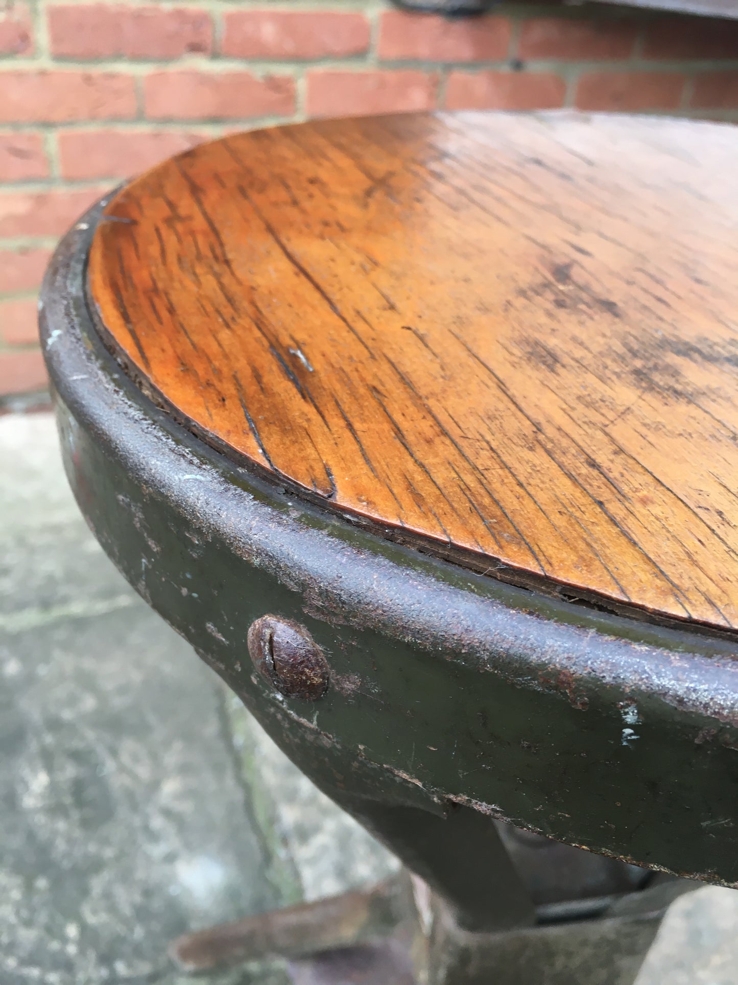 Vintage Evertaut steel stool.