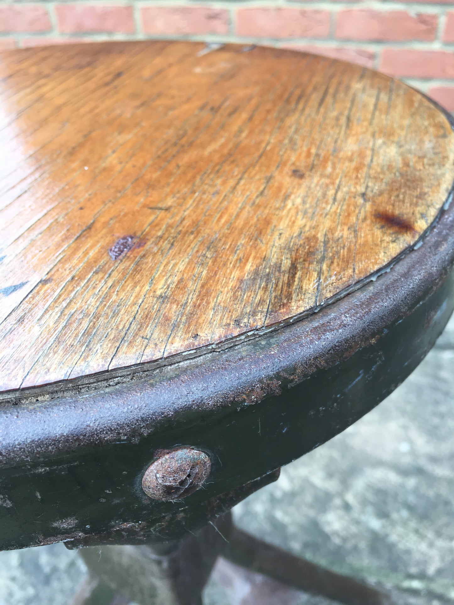 Vintage Evertaut steel stool.